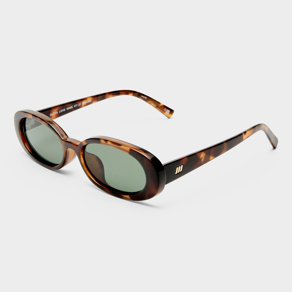 新品　大人気　Le Specs outta love Tort サングラス Outta Love Wide Fit Tort Uni-Sex Oval Sunglasses | Le Specs