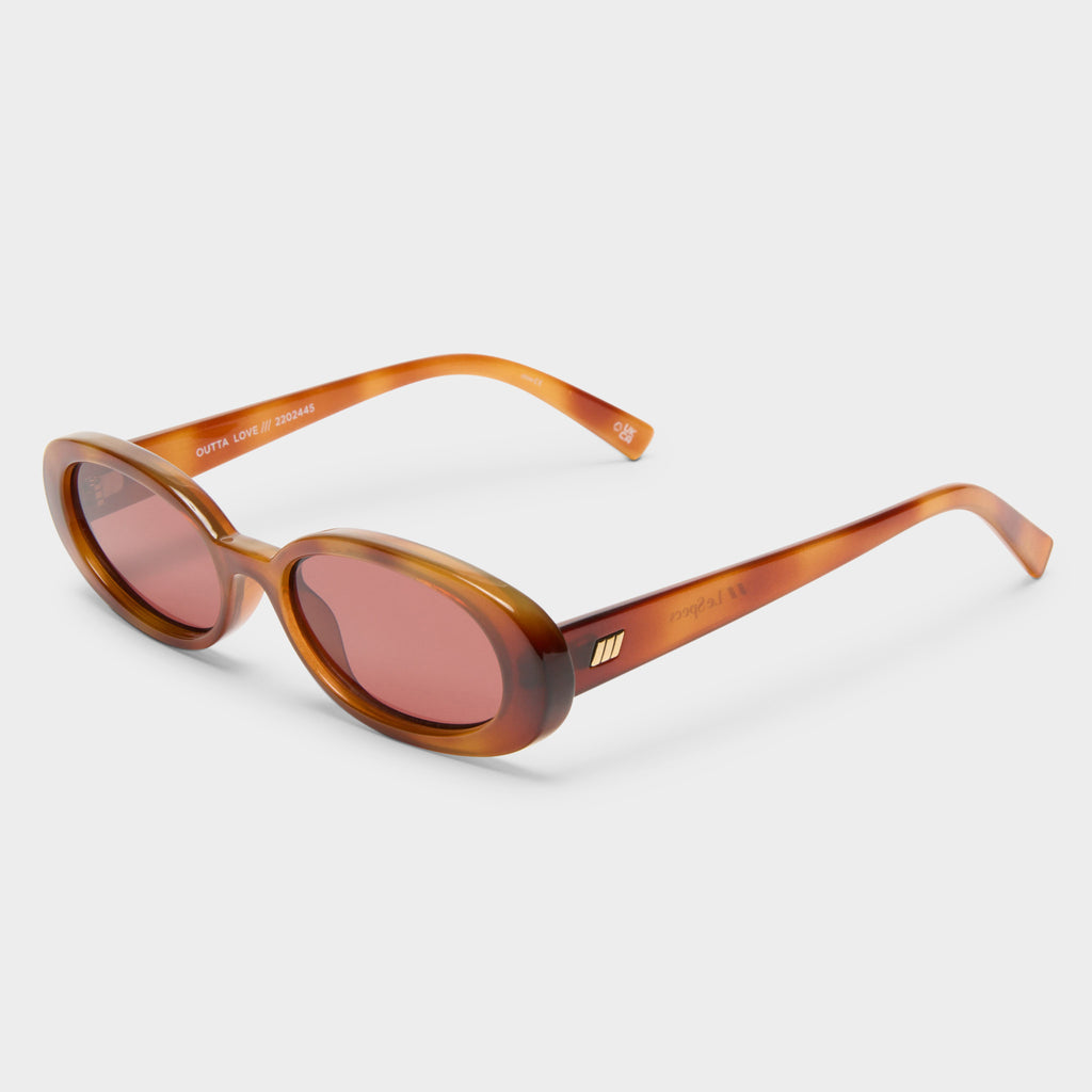 Outta Love Vintage Tort Female Oval Sunglasses | Le Specs