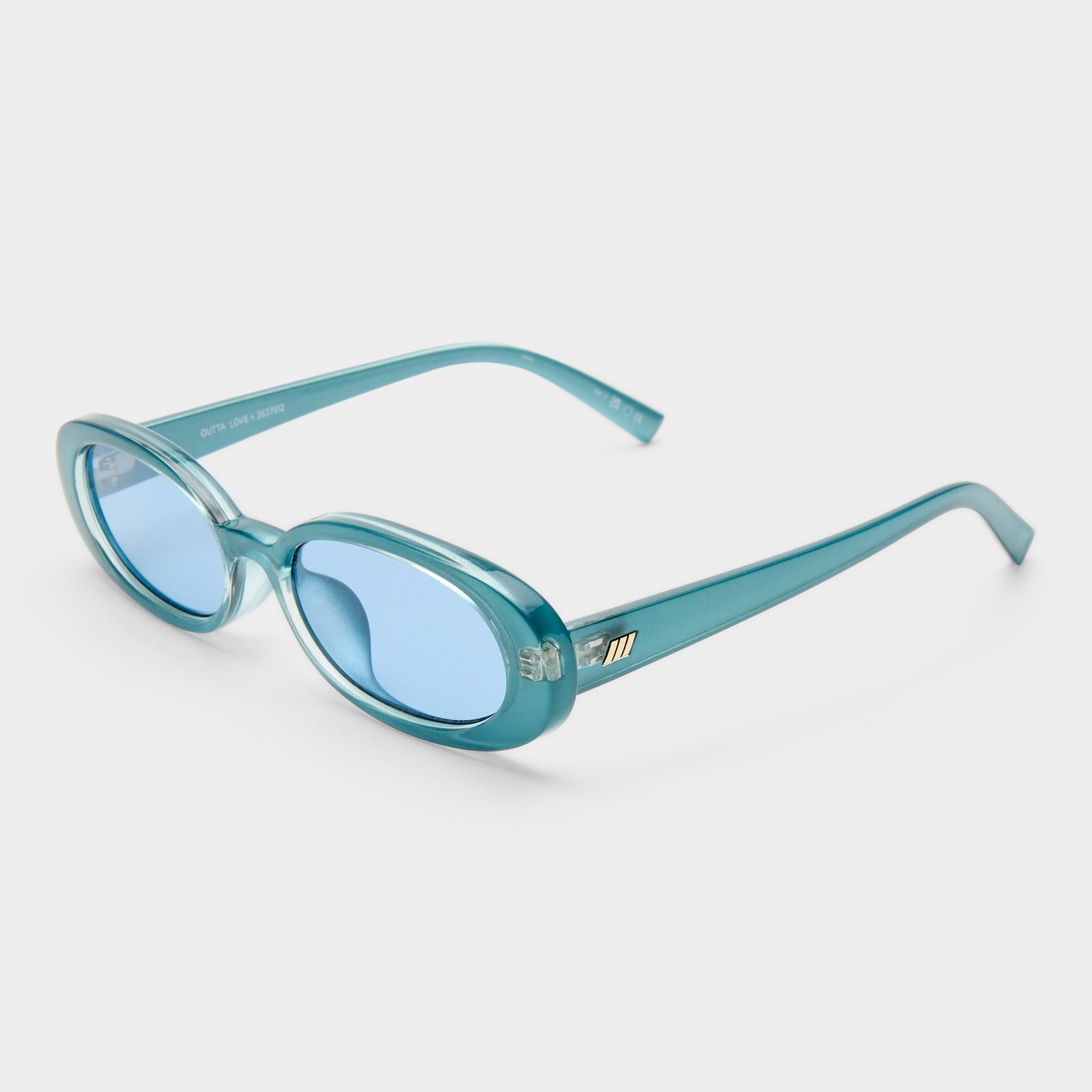 Outta Love + Blue Pearl Female Oval Sunglasses | Le Specs