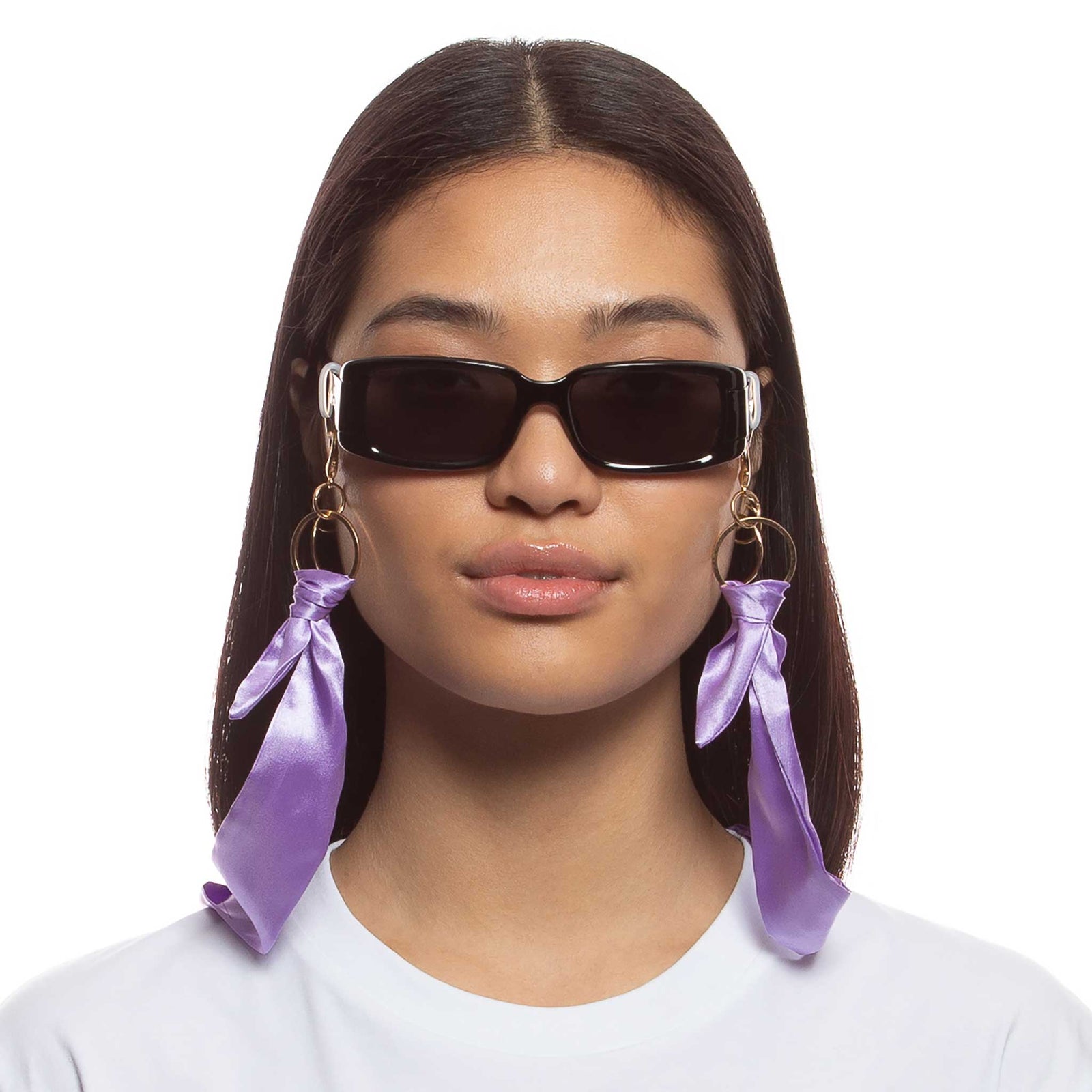 Y2k Scarf Chain Lilac Female Accessories Accessories | Le Specs