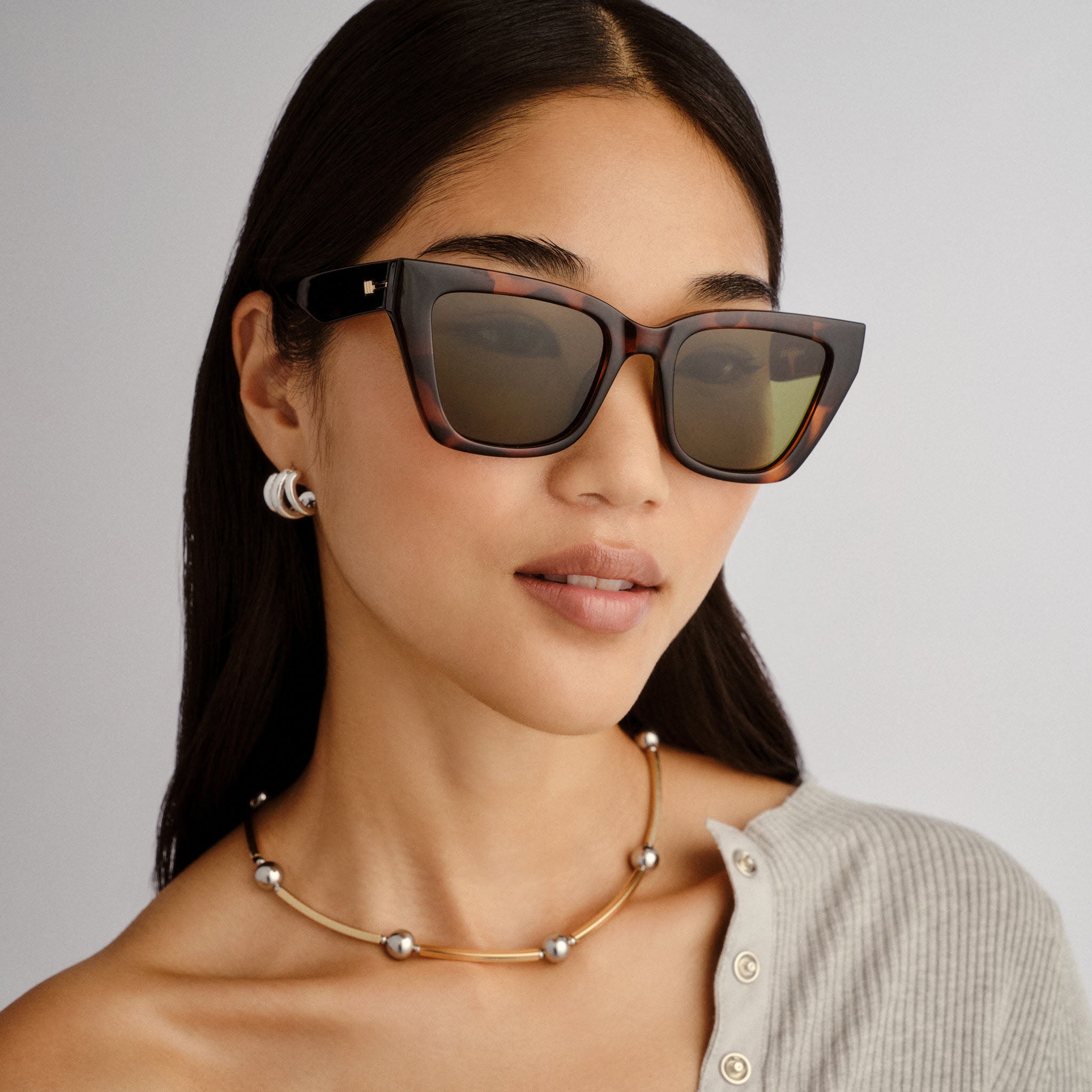 Le Coeur Sunglasses in Black