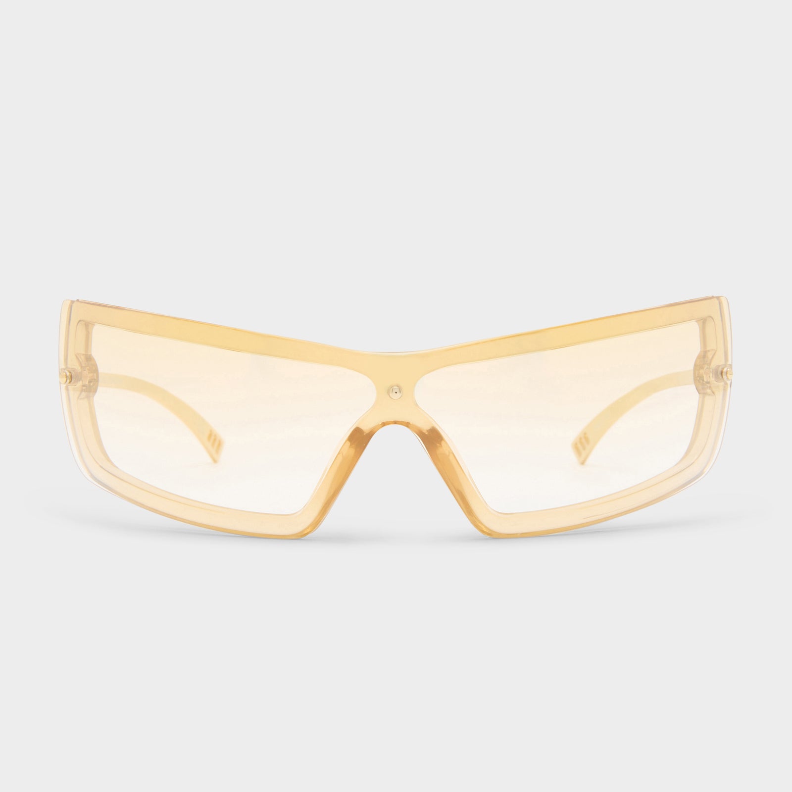 The Bodyguard Sand Gold Uni-Sex Wrap Sunglasses | Le Specs