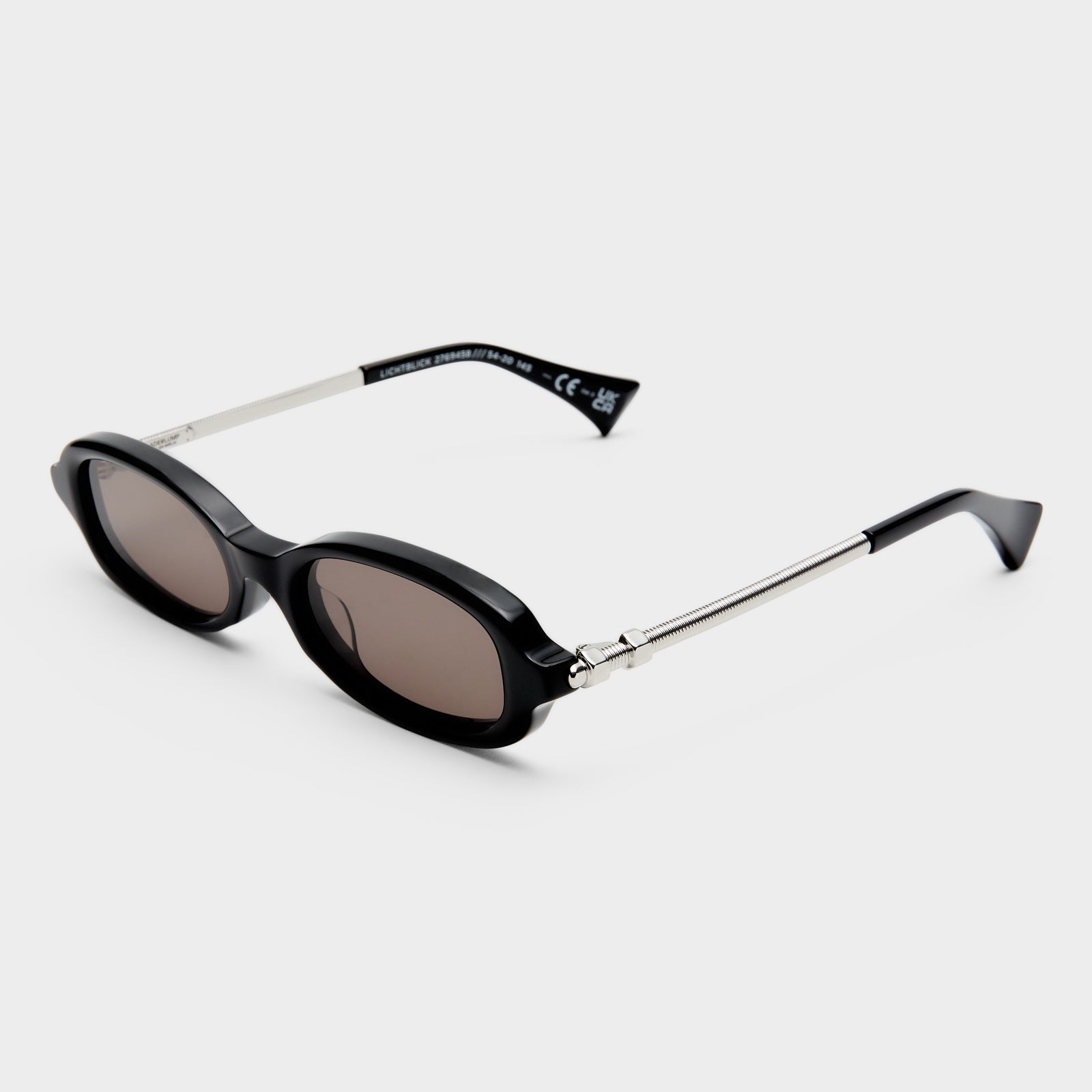 Lichtblick Black Uni-Sex Rectangle Sunglasses | Le Specs