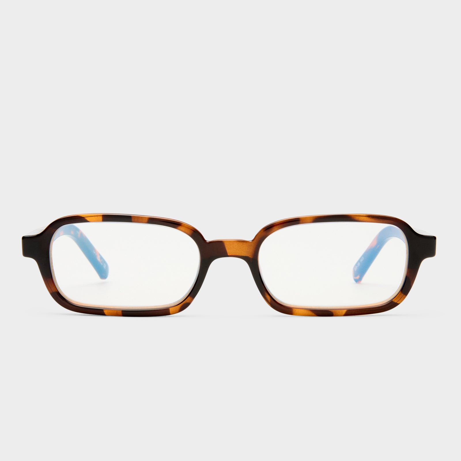 Pilferer Tort Uni-Sex Rectangle Blue Light | Le Specs