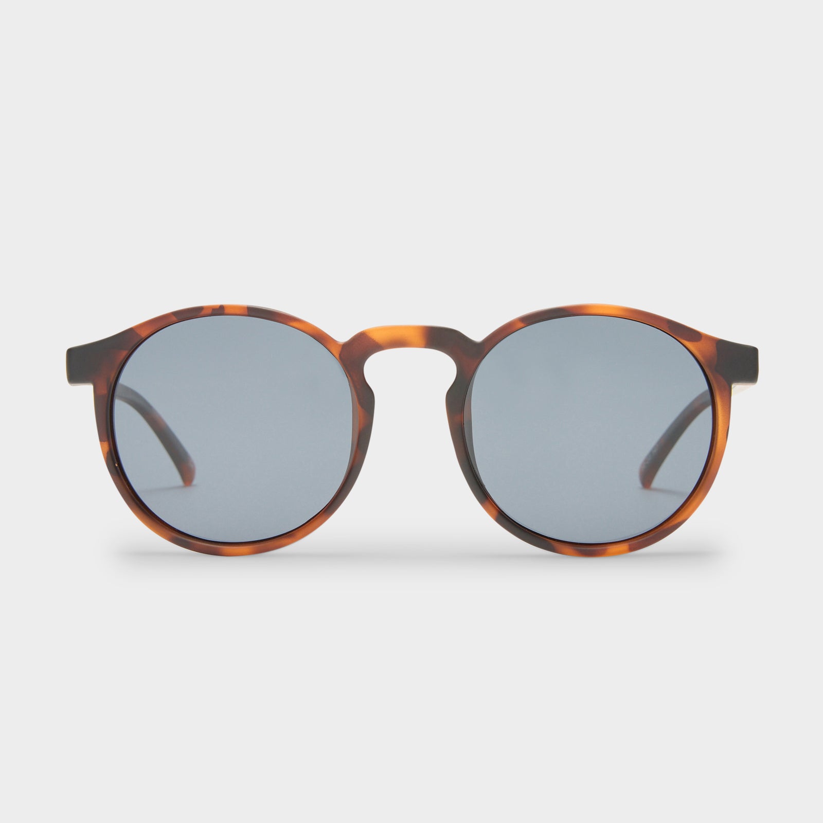 Teen Spirit Deux Matte Tort Uni-Sex Round Sunglasses | Le Specs