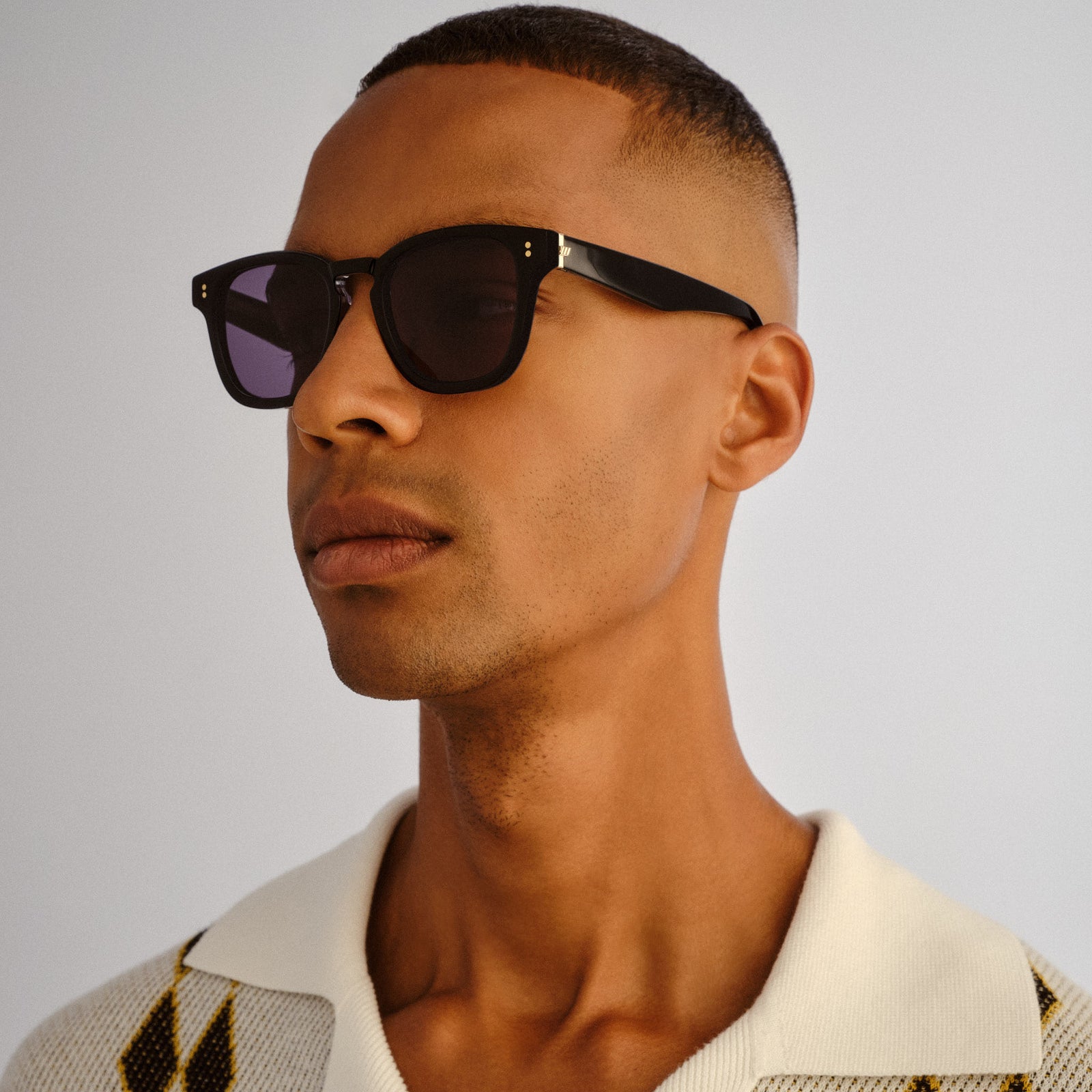 Torrent Black Uni-Sex Square Sunglasses | Le Specs