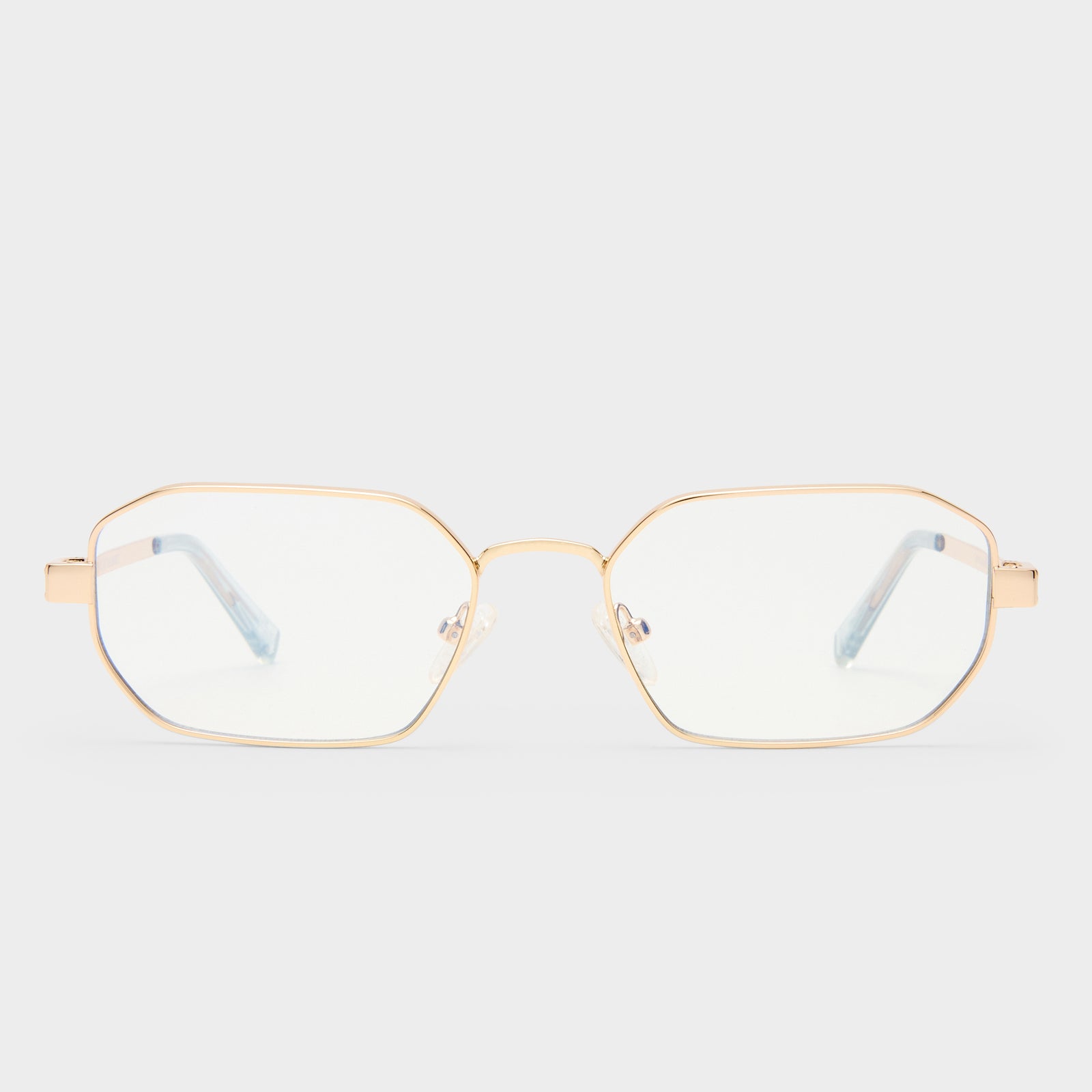 Mythic Gold Uni-Sex Square Blue Light | Le Specs
