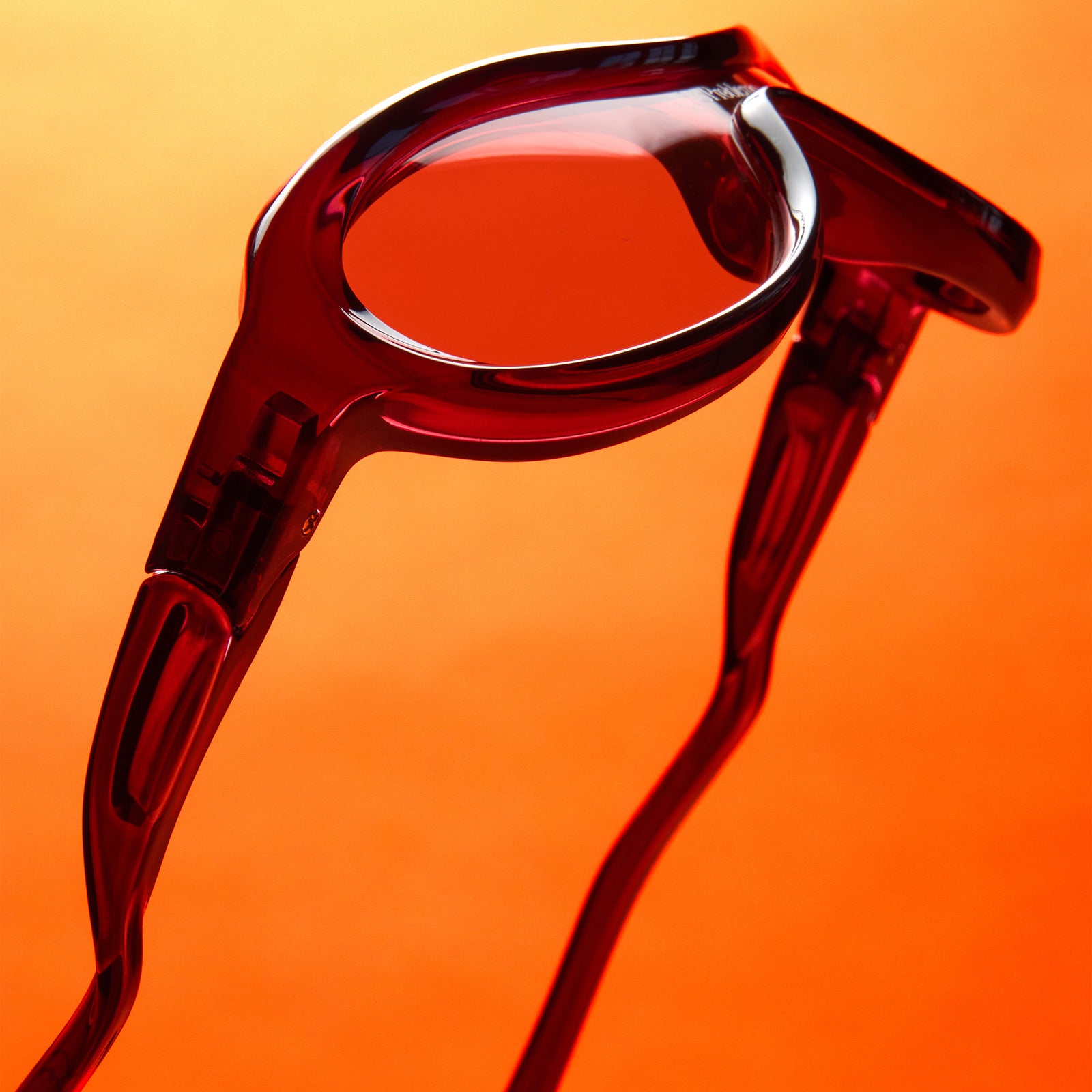 Vortex Deux Dark Cherry Uni-Sex Shield Sunglasses | Le Specs