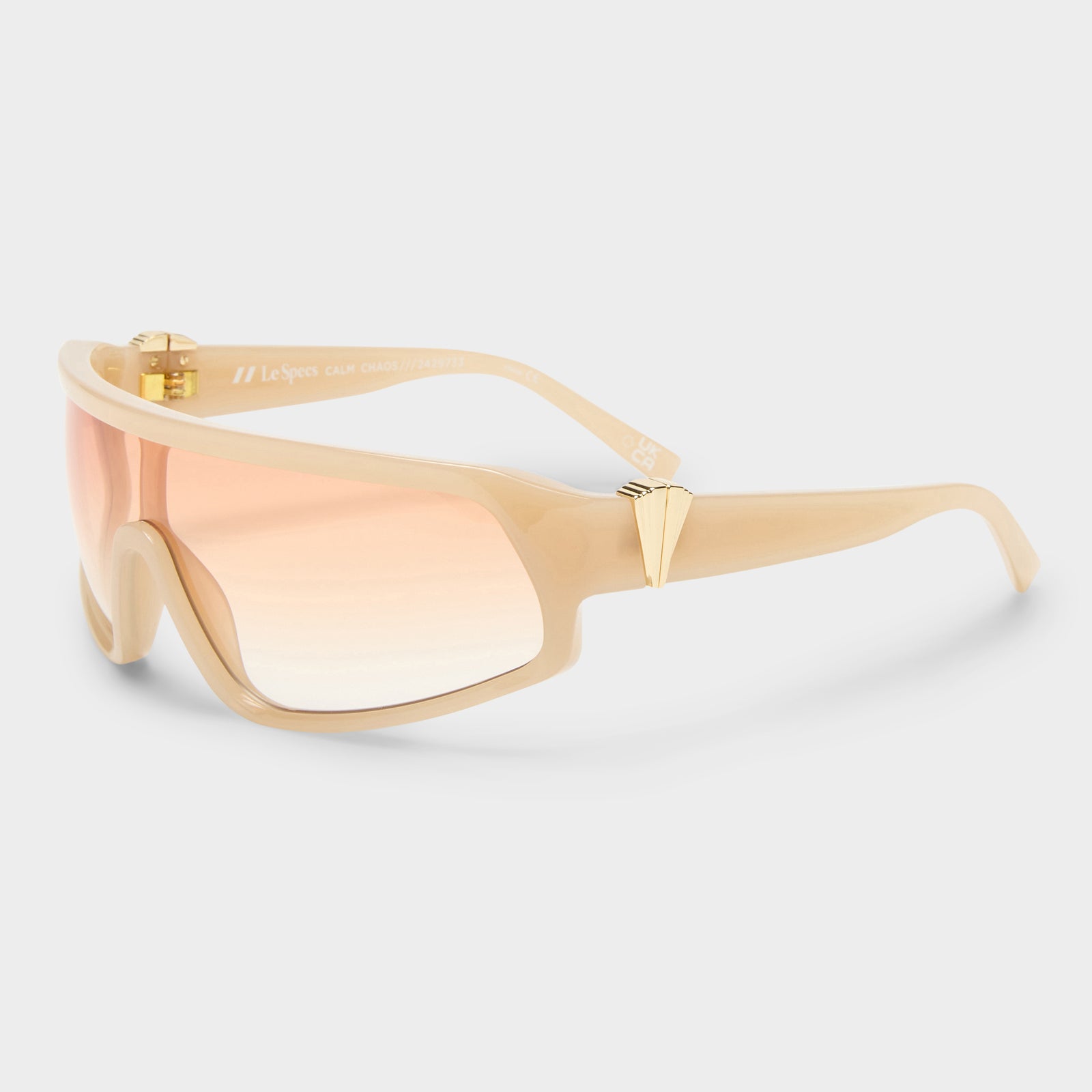 Calm Chaos Barley Female Shield Sunglasses | Le Specs