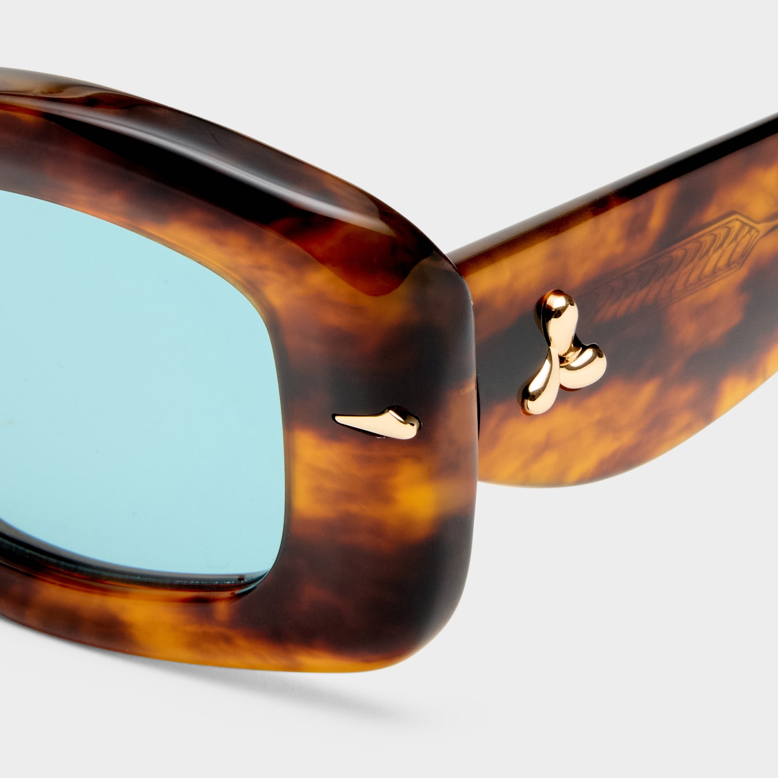 Celestina Haze Tortoiseshell Female Square Sunglasses | Le Specs