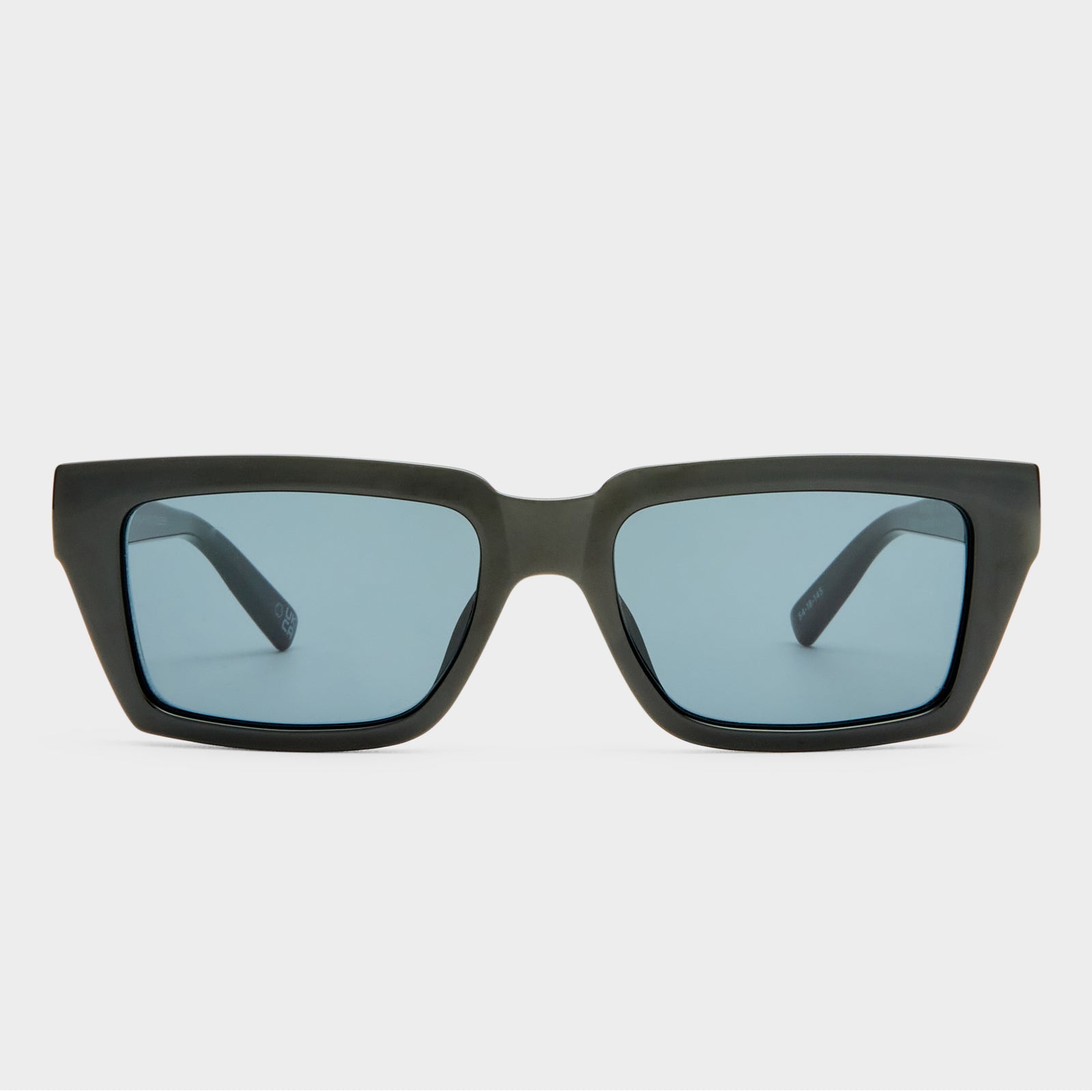Nocturnal Habit Black Uni-Sex D-Frame Sunglasses | Le Specs