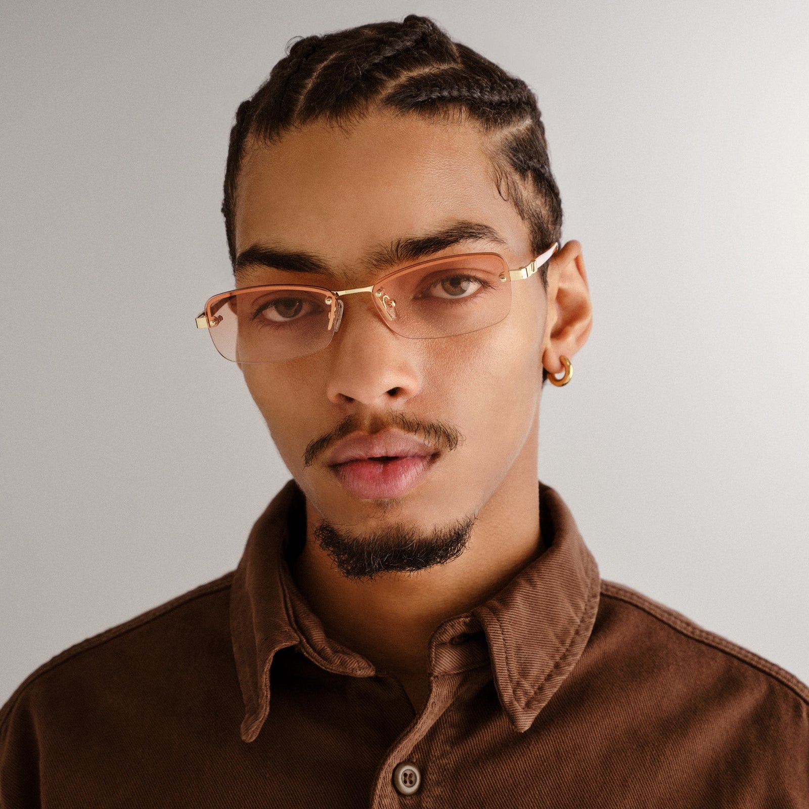 Enigmatic Gold Vintage Tort Female Rectangle Sunglasses | Le Specs