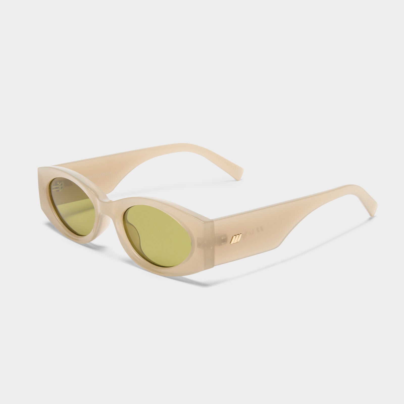 Mermaiden Oatmeal Female Oval Sunglasses | Le Specs