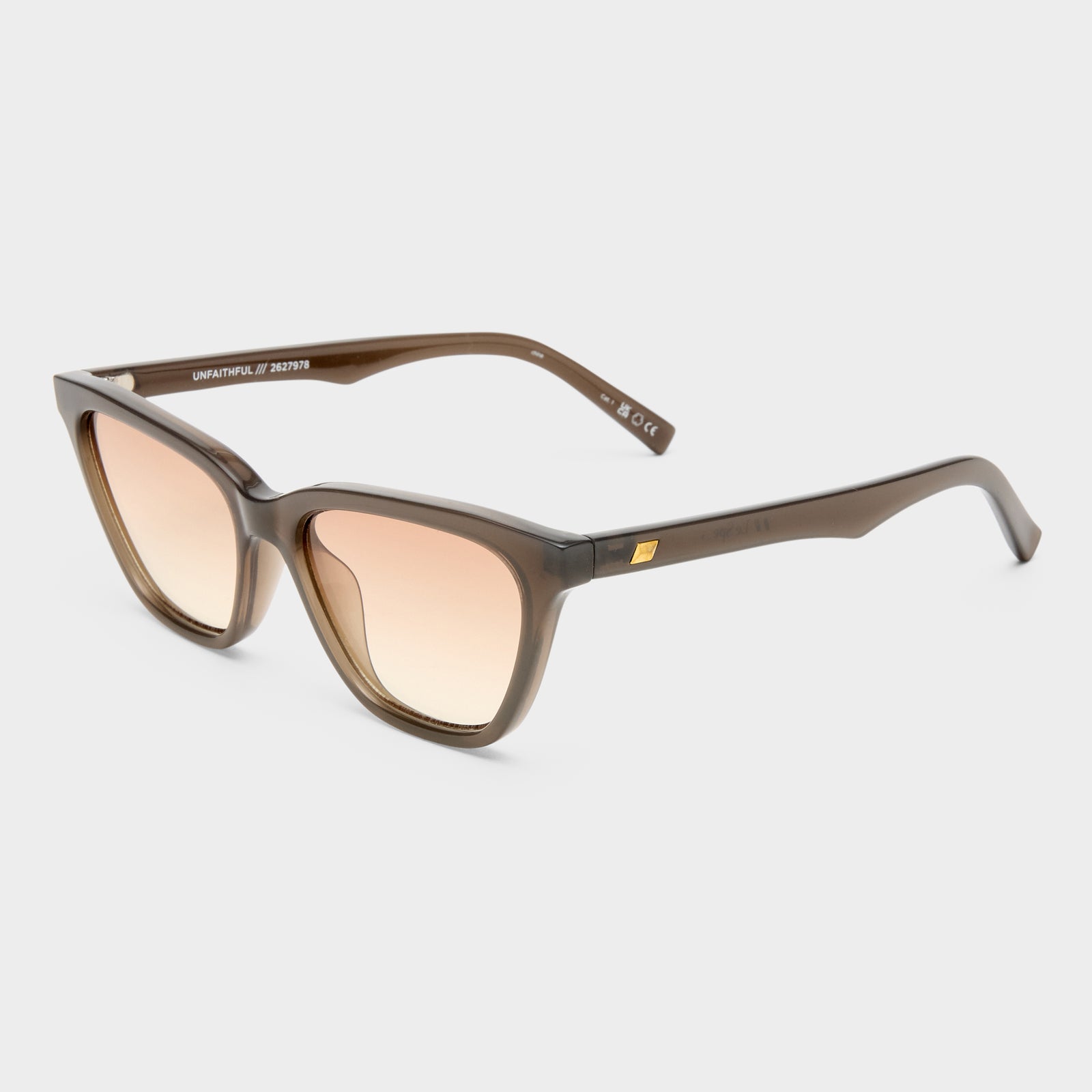 Unfaithful Storm Female Cat-Eye Sunglasses | Le Specs