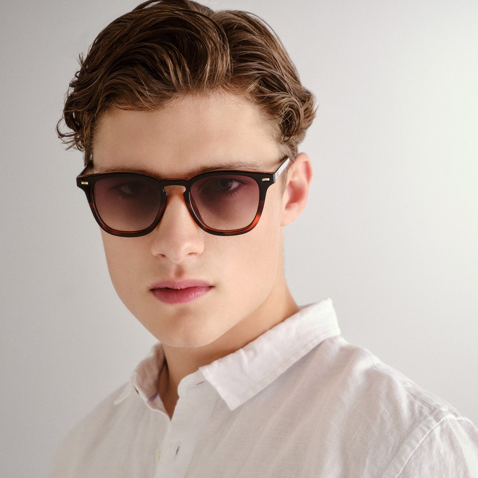 No Biggie Black Tort Uni-Sex Square Sunglasses | Le Specs