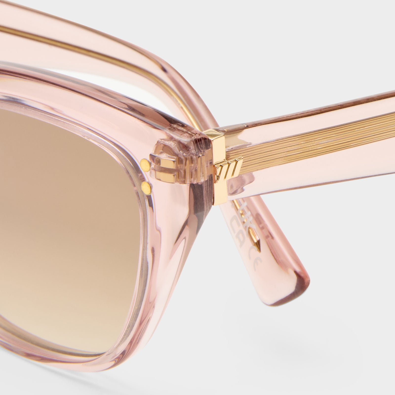 Horizon Rosewater Female D-Frame Sunglasses | Le Specs