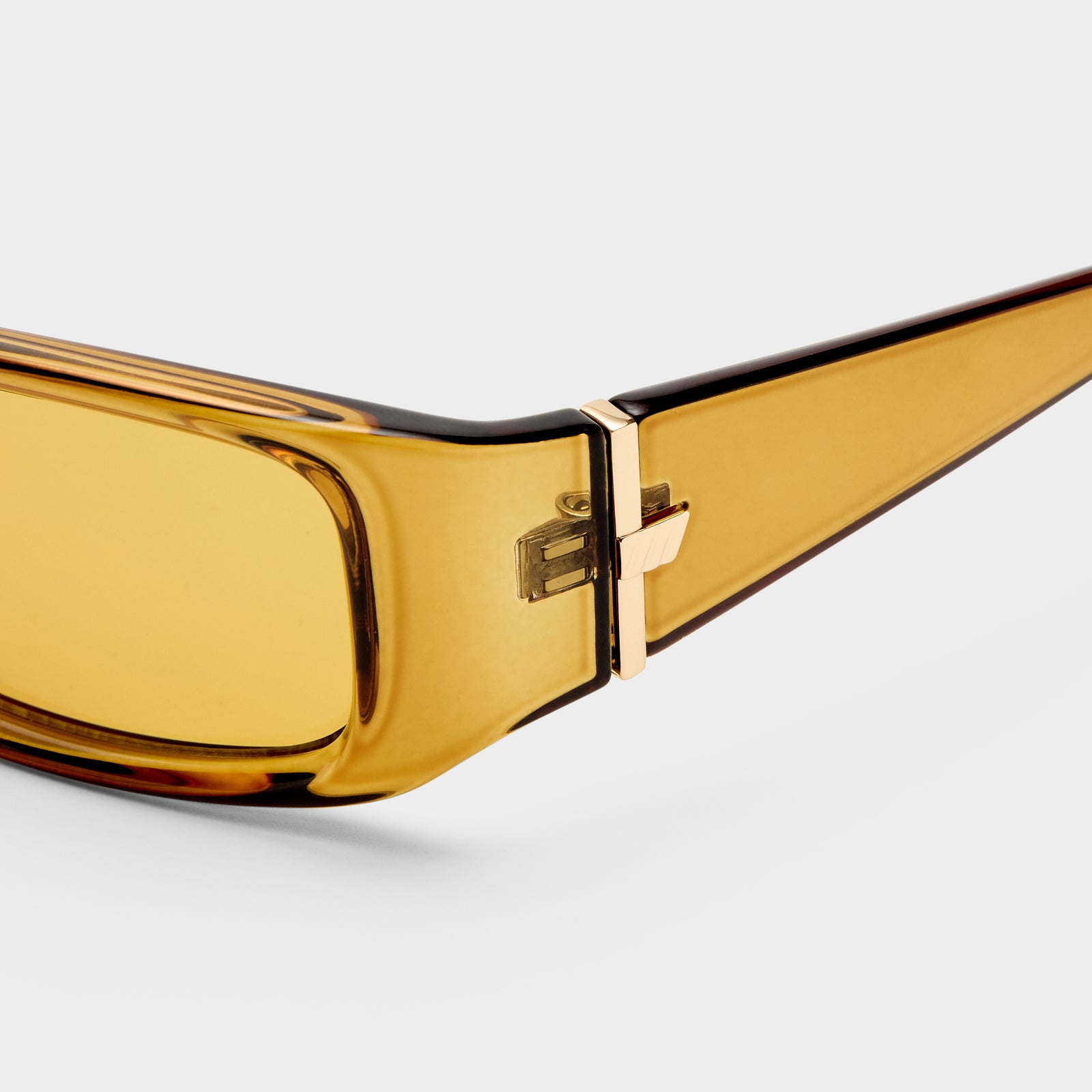 Du Jour Ochre Uni-Sex Wrap Sunglasses | Le Specs