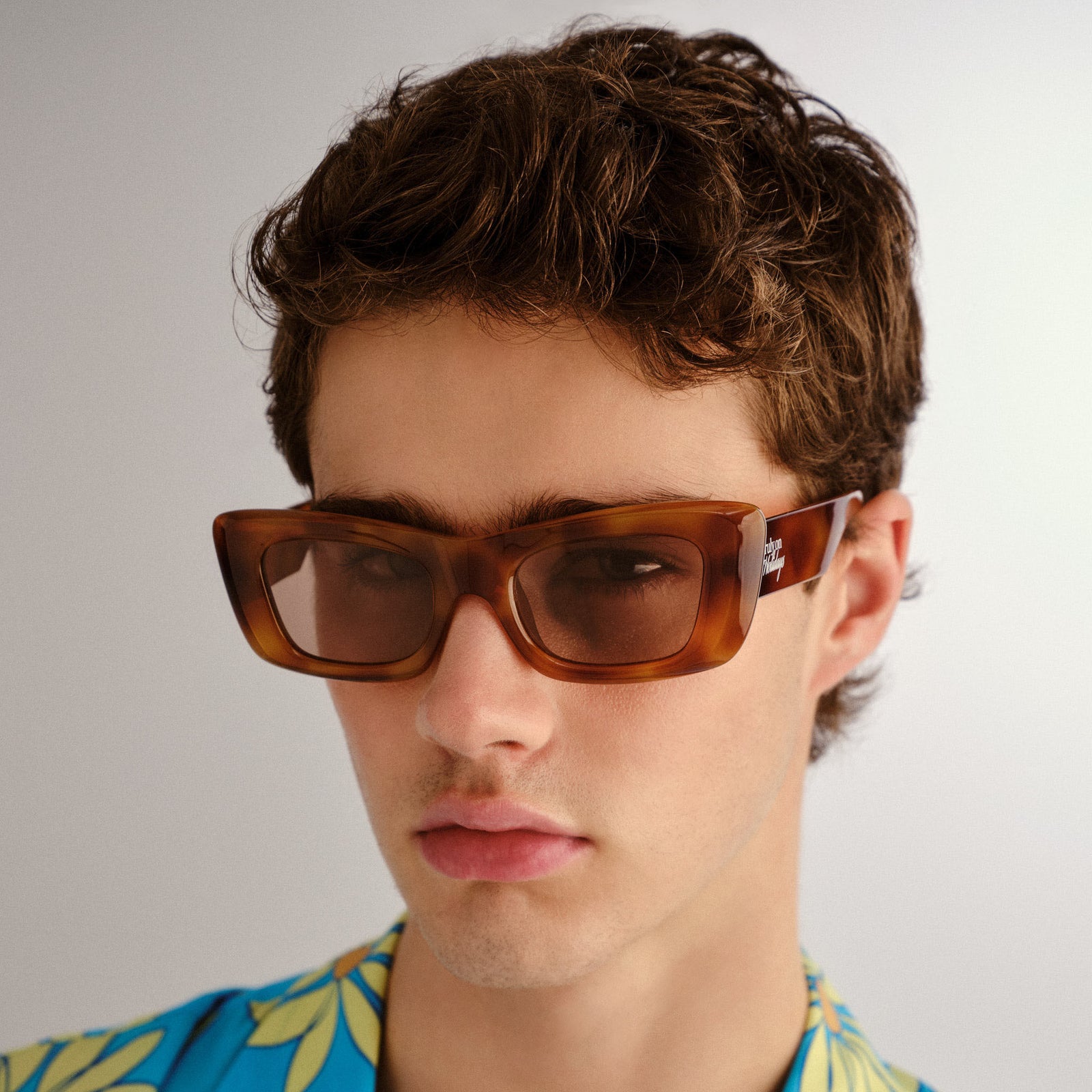 Dopamine Vintage Tort Female D-Frame Sunglasses | Le Specs
