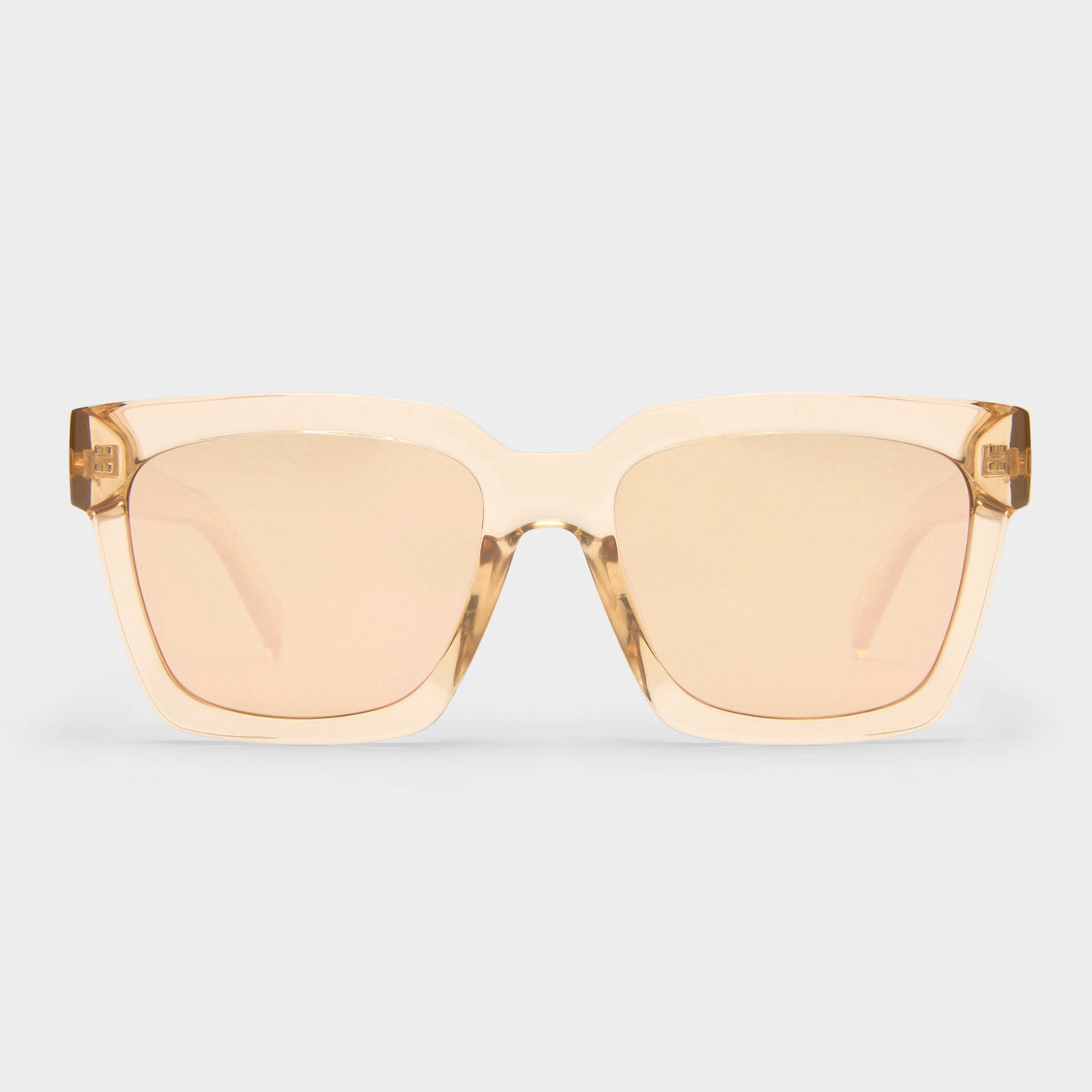 Weekend Riot Sand Uni-Sex Square Sunglasses | Le Specs