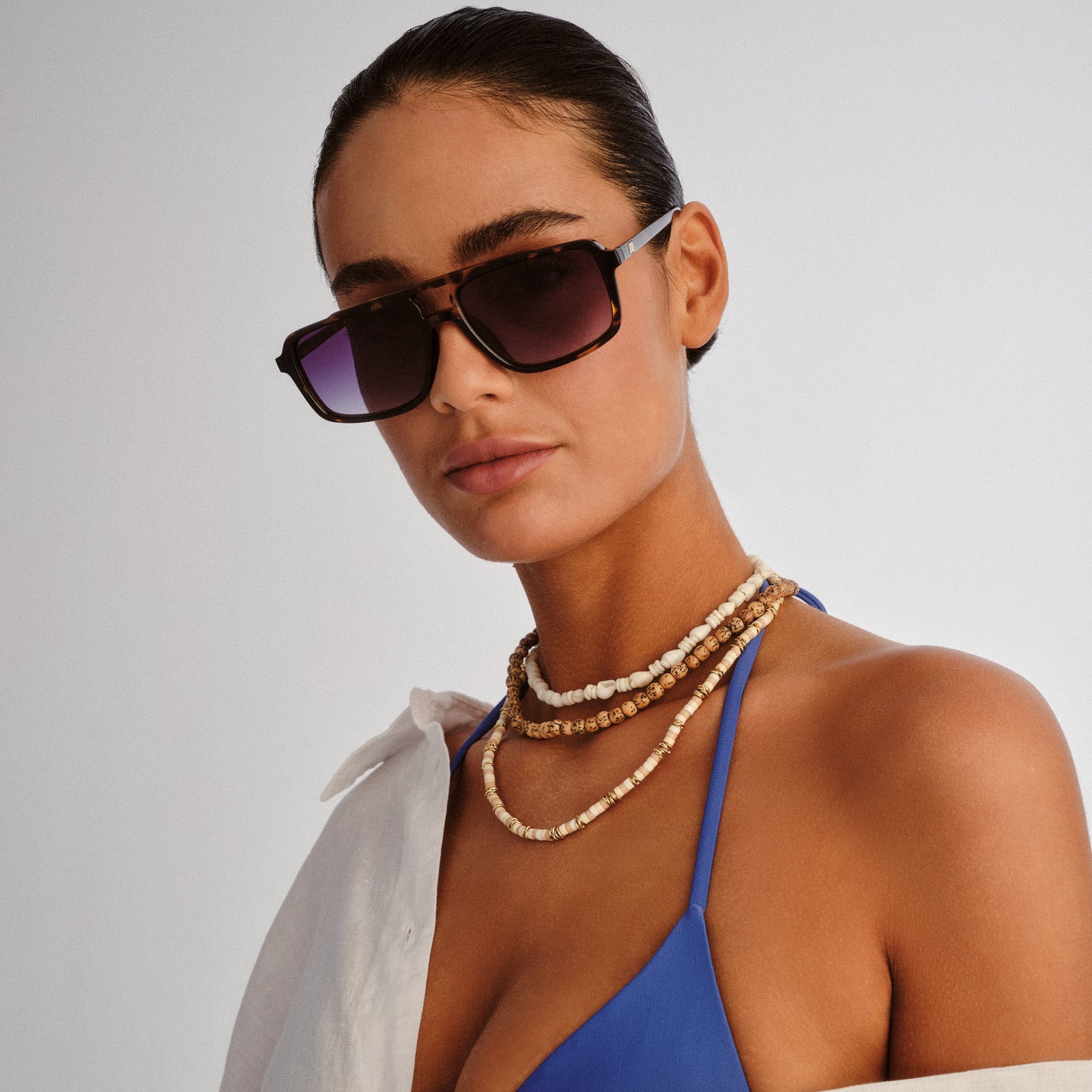 Le Gars + Tokyo Tort Uni-Sex Aviator Sunglasses | Le Specs
