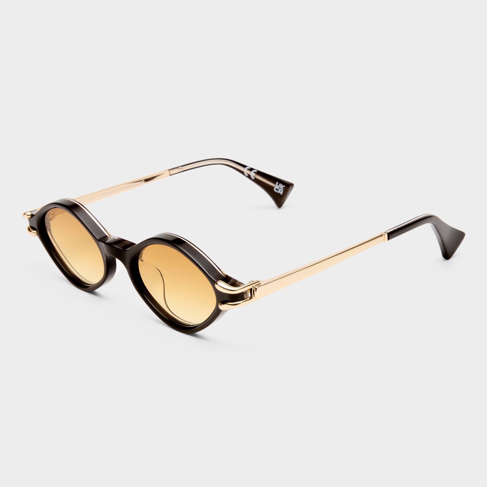 Numero Trece Truffle Female Oval Sunglasses | Le Specs