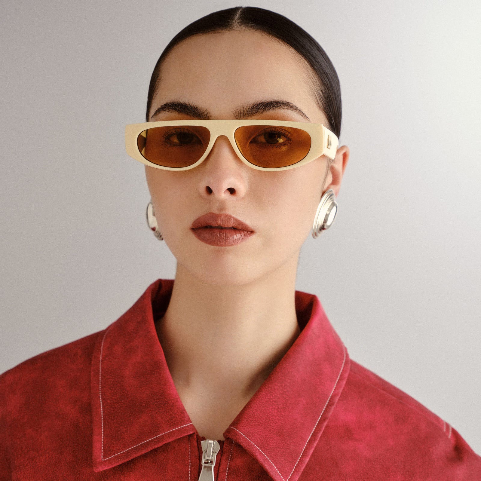 Le Ritual Ivory Uni-Sex D-Frame Sunglasses | Le Specs