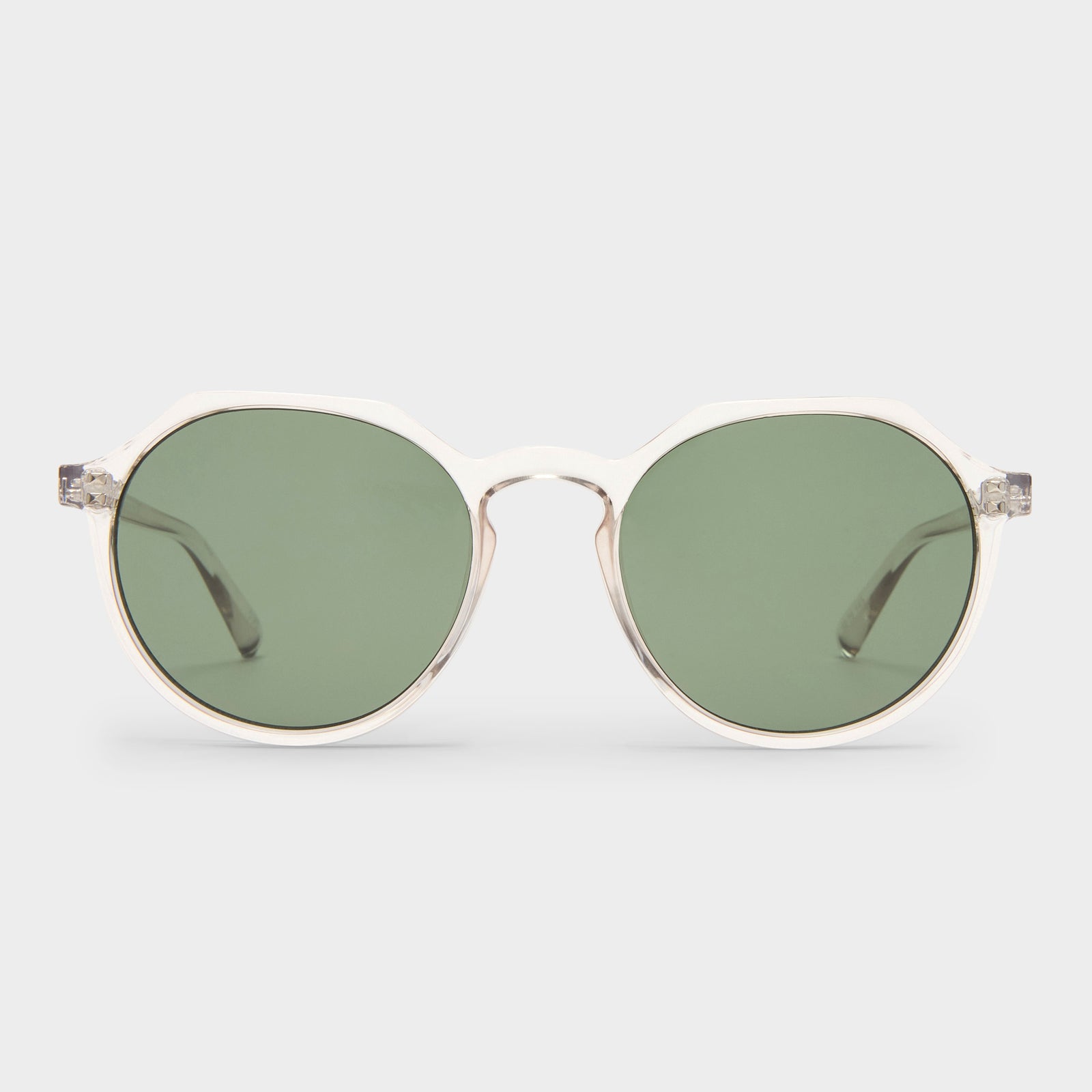 Speed Of Night Clear Shadow Uni-Sex Round Sunglasses | Le Specs
