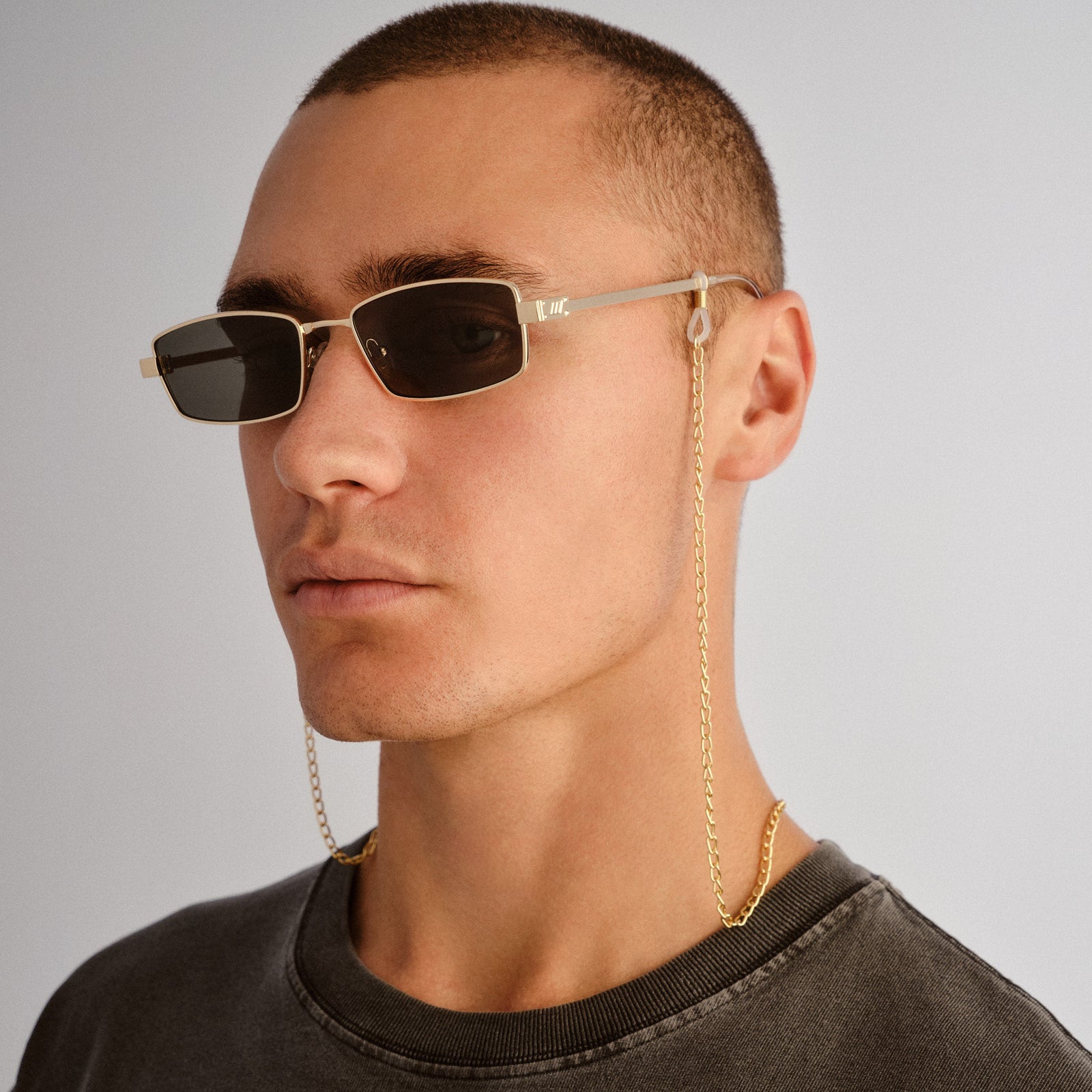 Fine Neck Chain Gold Uni-Sex Accessories Accessories | Le Specs