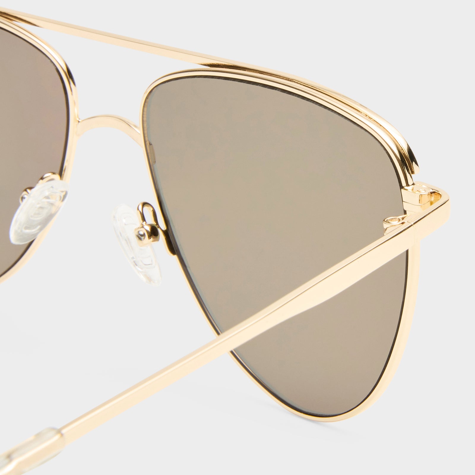 The Duke Gold Female Aviator Sunglasses | Le Specs