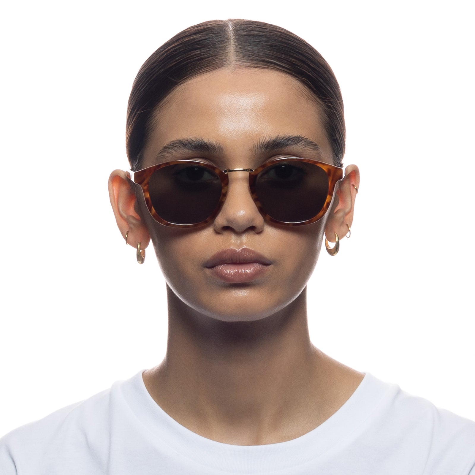 Oblivion Vintage Tort Uni-Sex Round Sunglasses | Le Specs