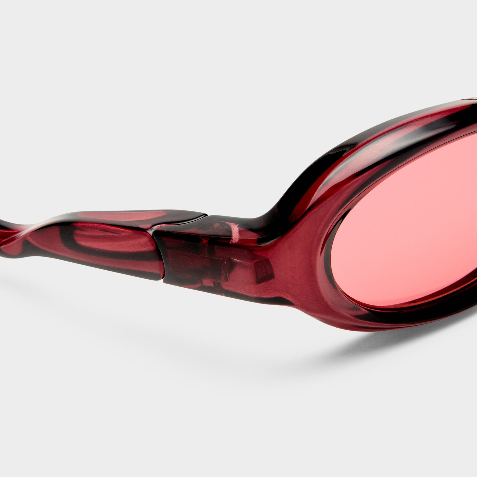 Vortex Deux Dark Cherry Uni-Sex Shield Sunglasses | Le Specs