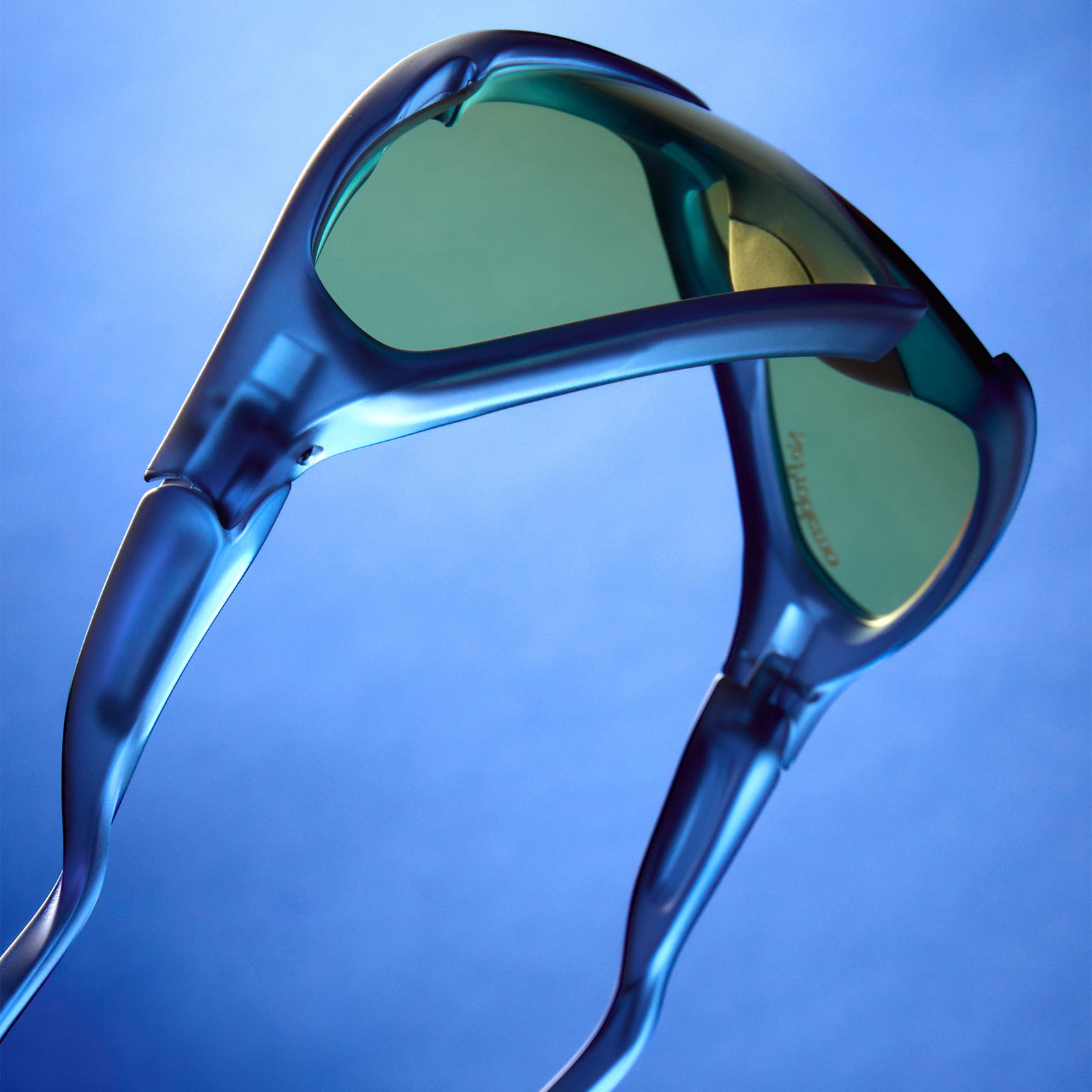 Flux Cobalt Blue Uni-Sex Shield Sunglasses | Le Specs
