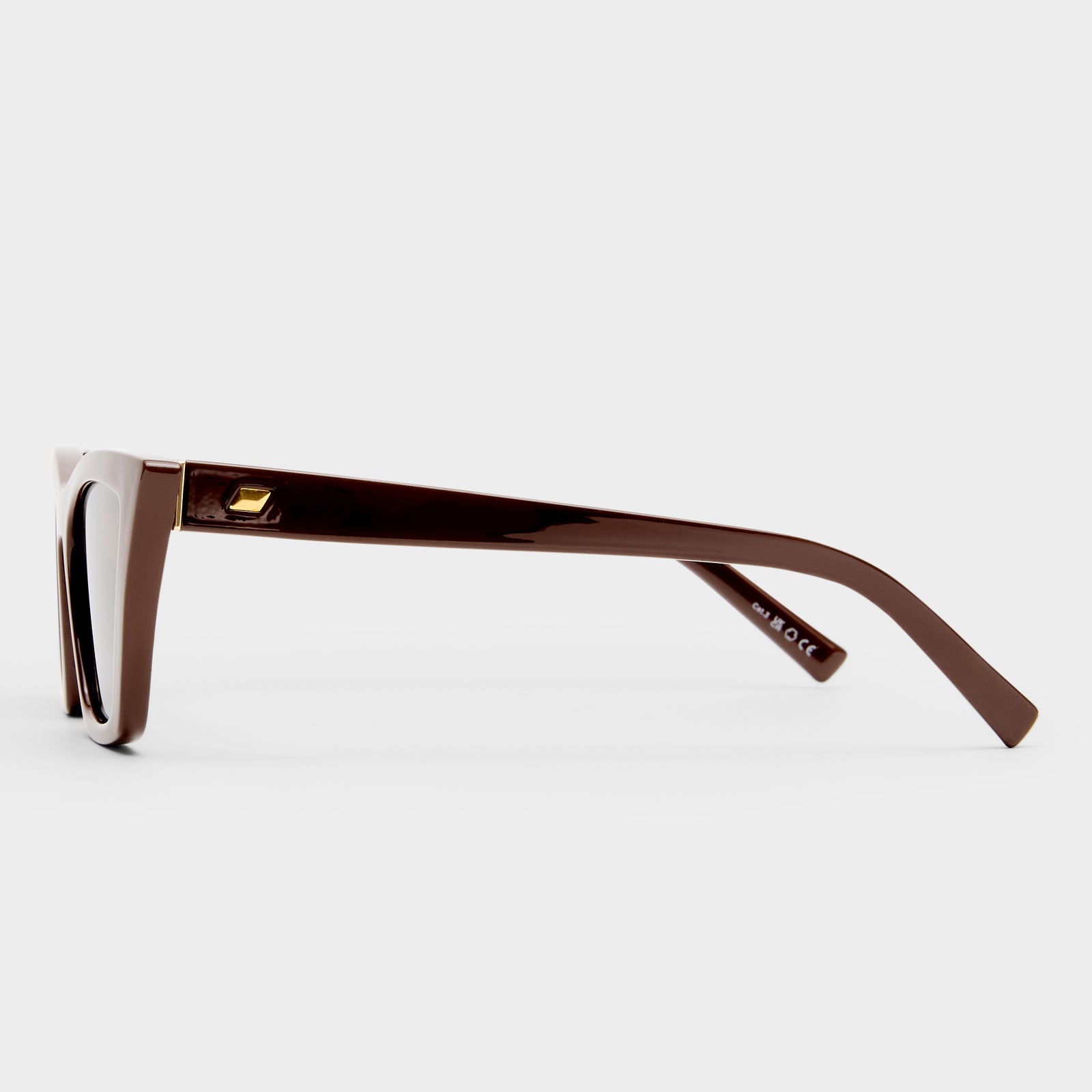Velodrome Cocoa Female Cat-Eye Sunglasses | Le Specs