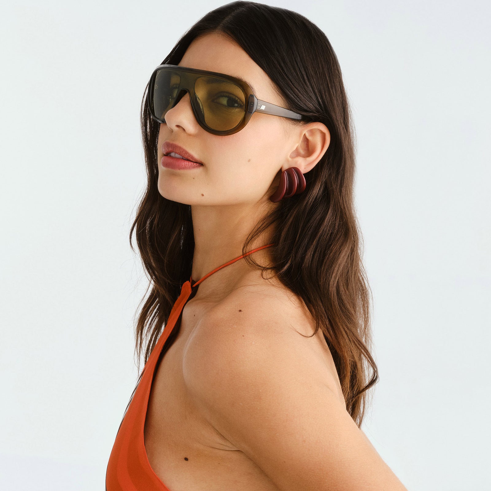 Obsession Wasabi Uni-Sex Shield Sunglasses | Le Specs
