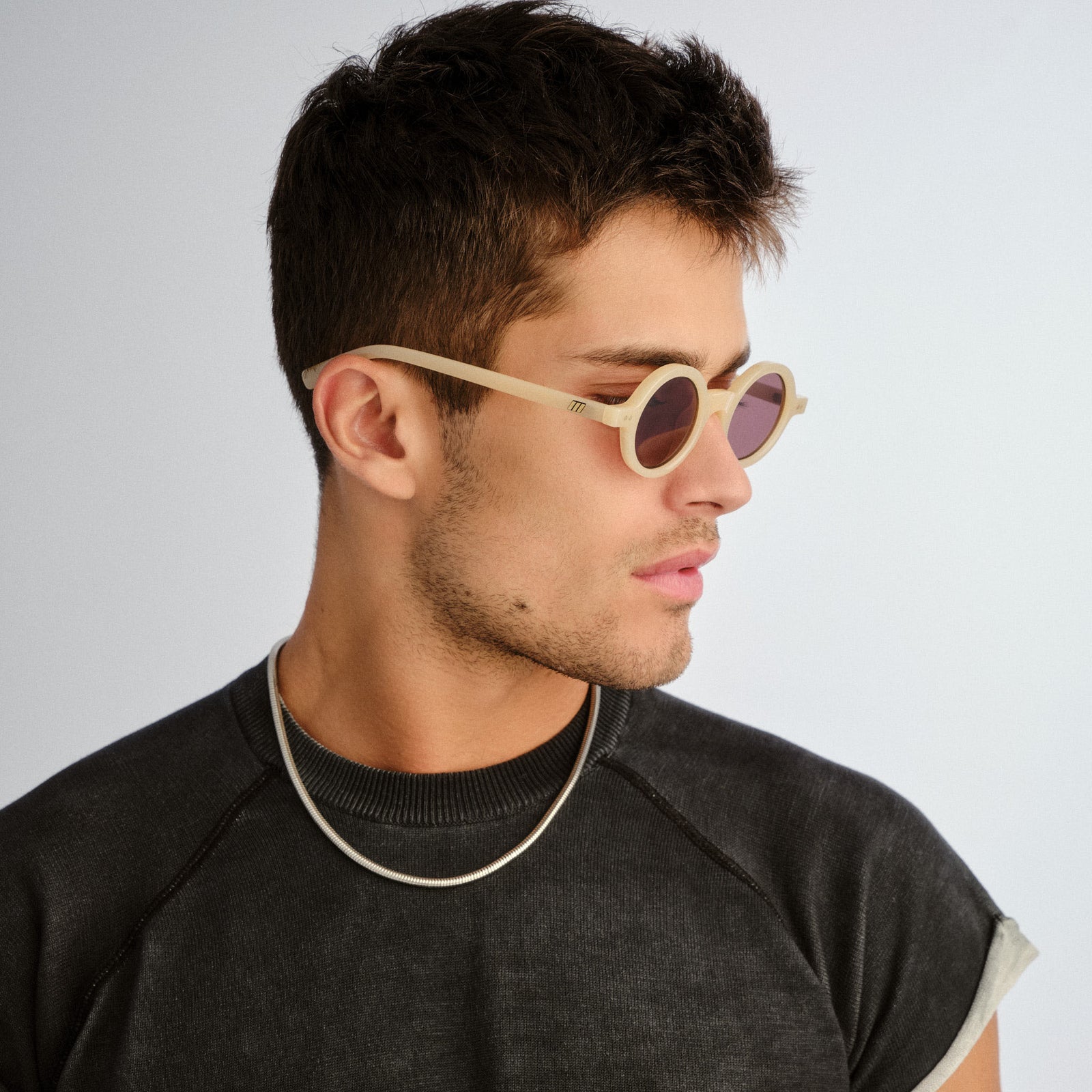 Sycophantic + Butter Uni-Sex Round Sunglasses | Le Specs