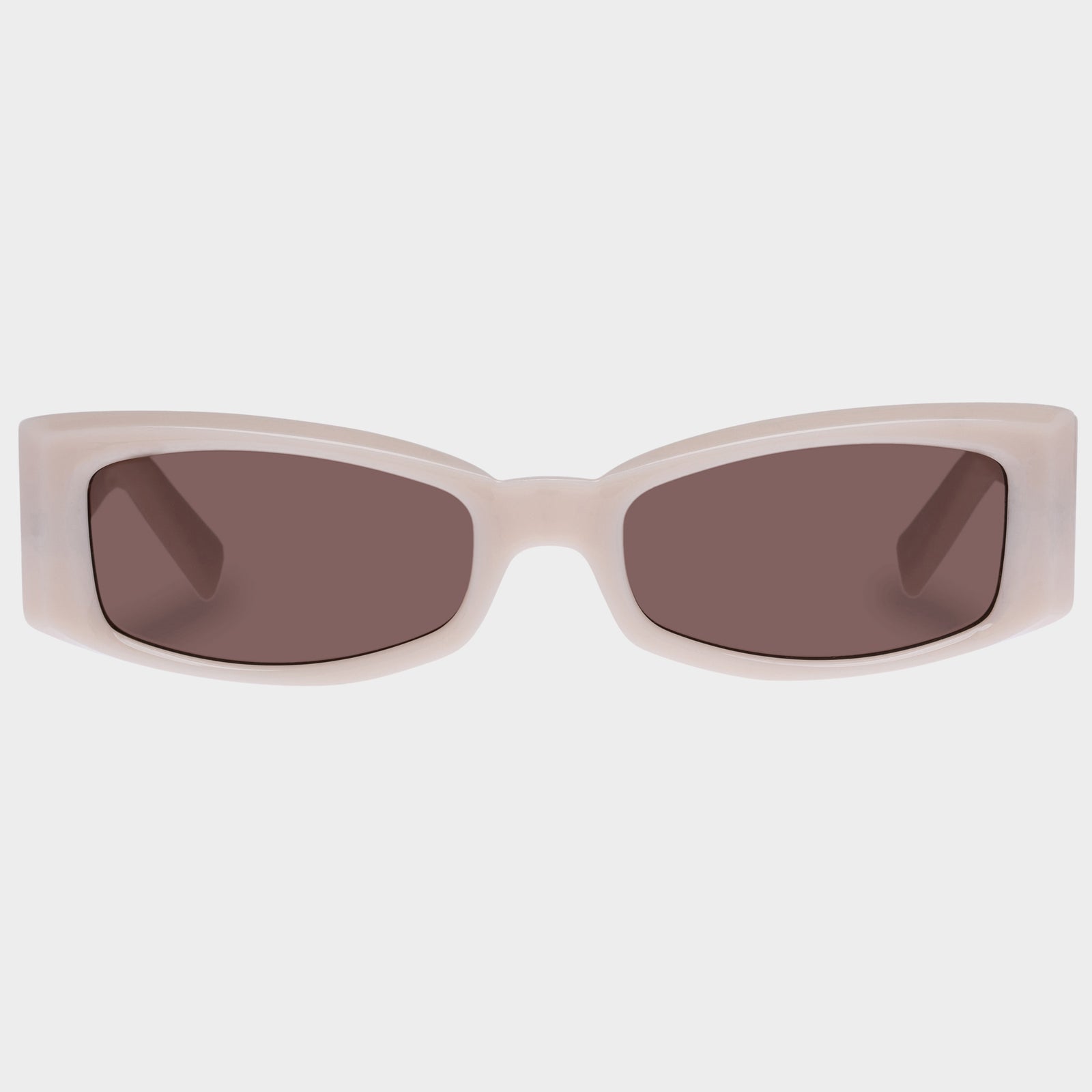 Pretense Ivory Uni-Sex Cat-Eye Sunglasses | Le Specs