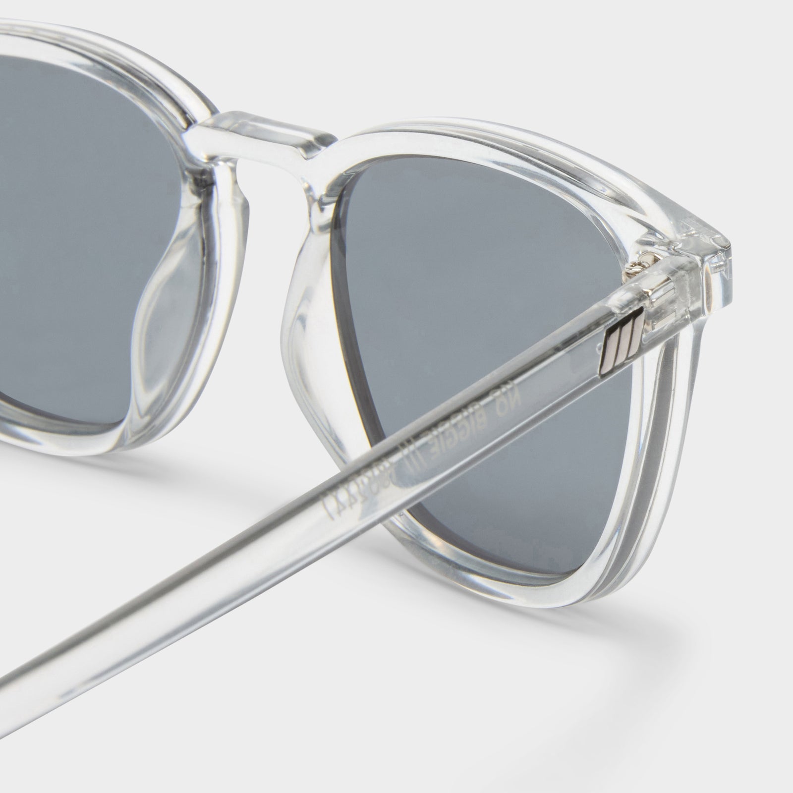 No Biggie Pewter Uni-Sex Square Sunglasses | Le Specs