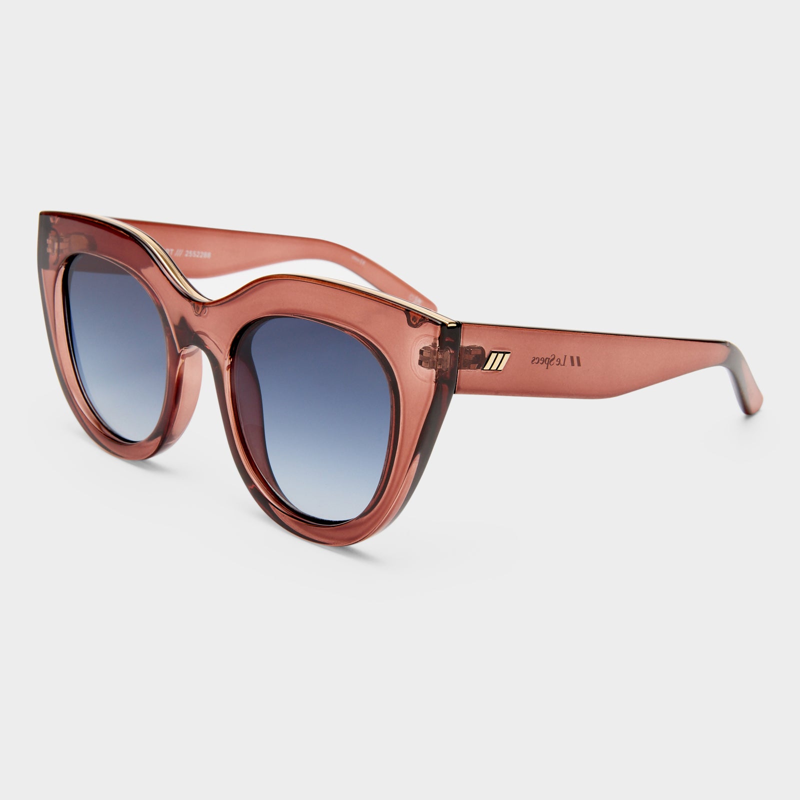 Air Heart Smokey Pink Female Cat-Eye Sunglasses | Le Specs