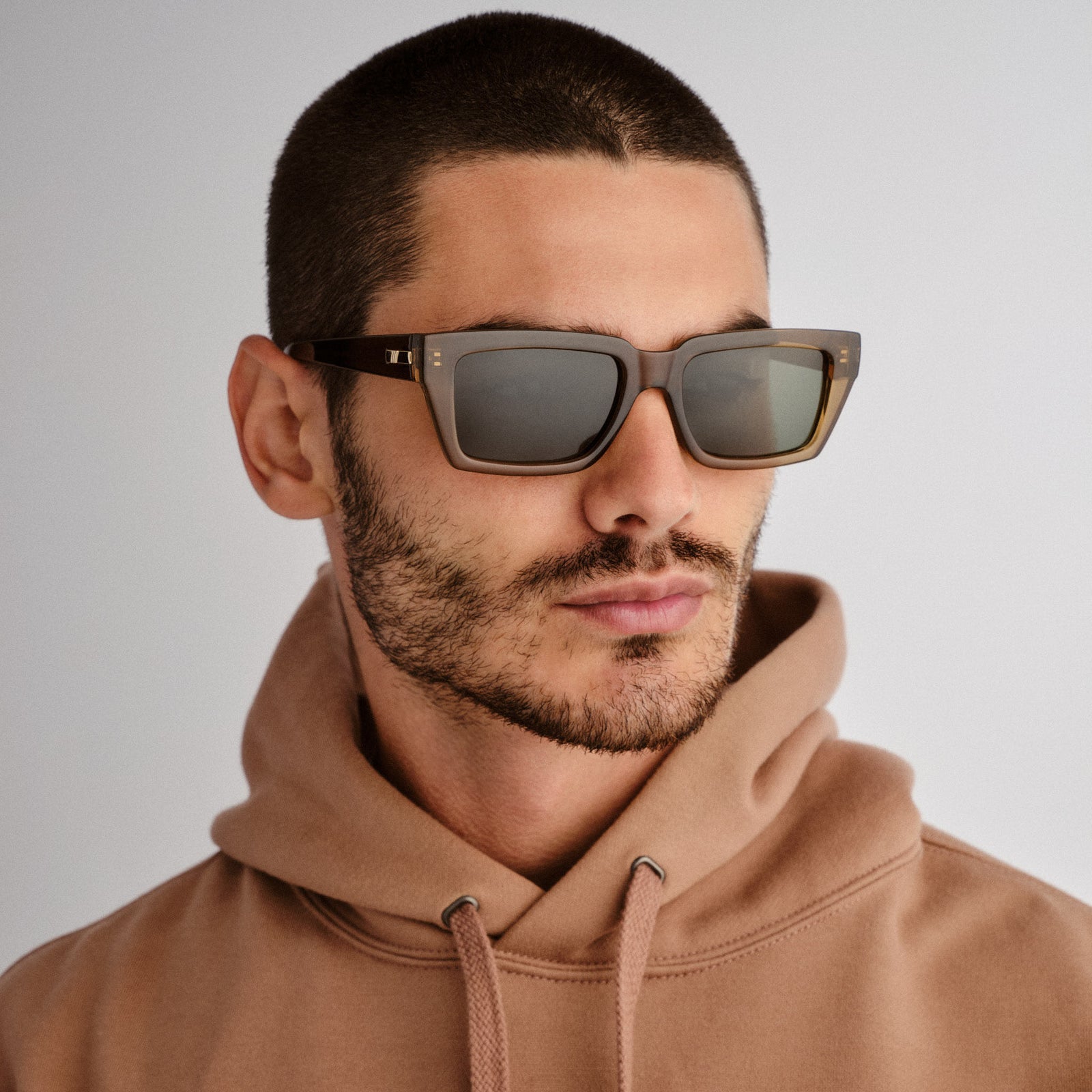 Nocturnal Habit Umber Uni-Sex D-Frame Sunglasses | Le Specs