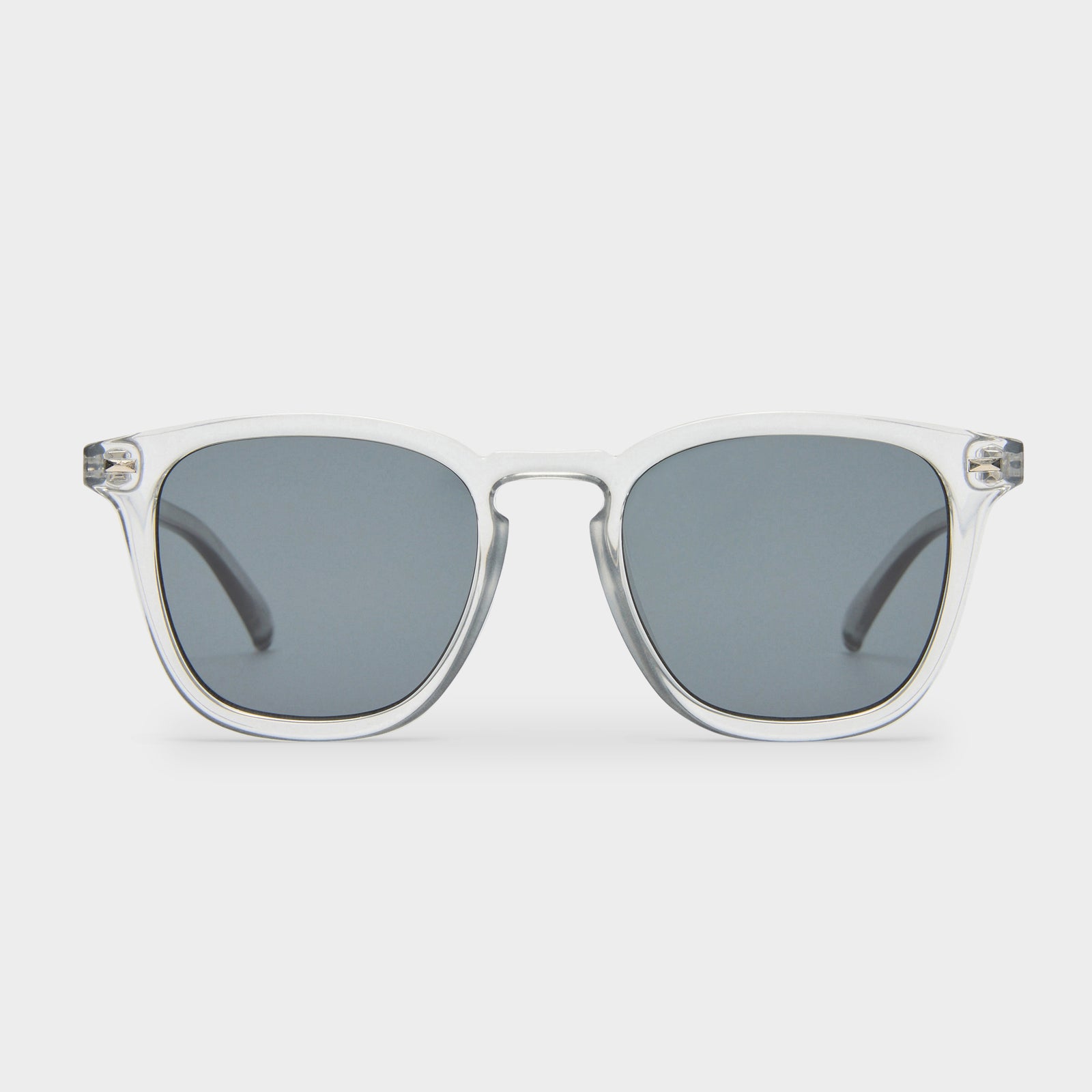 No Biggie Pewter Uni-Sex Square Sunglasses | Le Specs