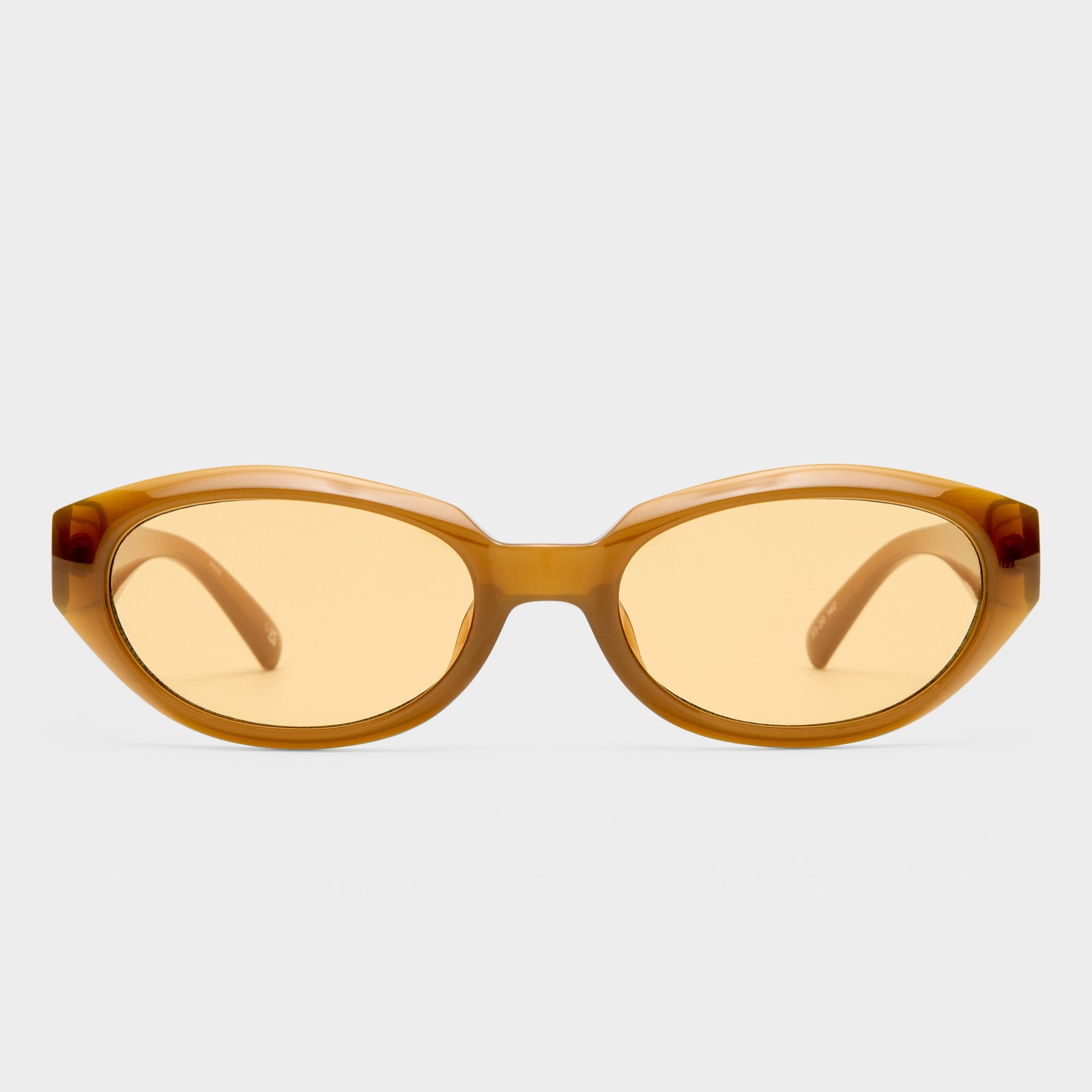 Le Bijou Toffee Uni-Sex Oval Sunglasses | Le Specs
