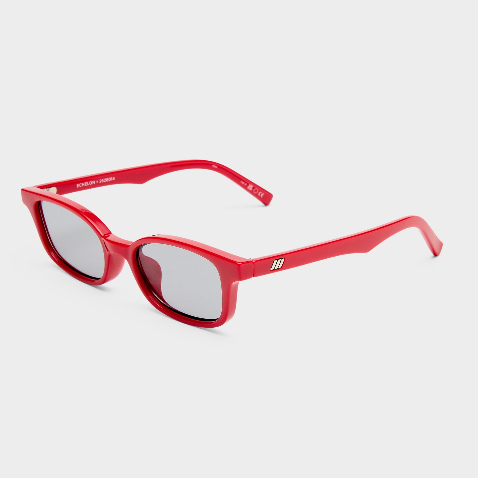 Echelon + Red Uni-Sex Rectangle Sunglasses | Le Specs