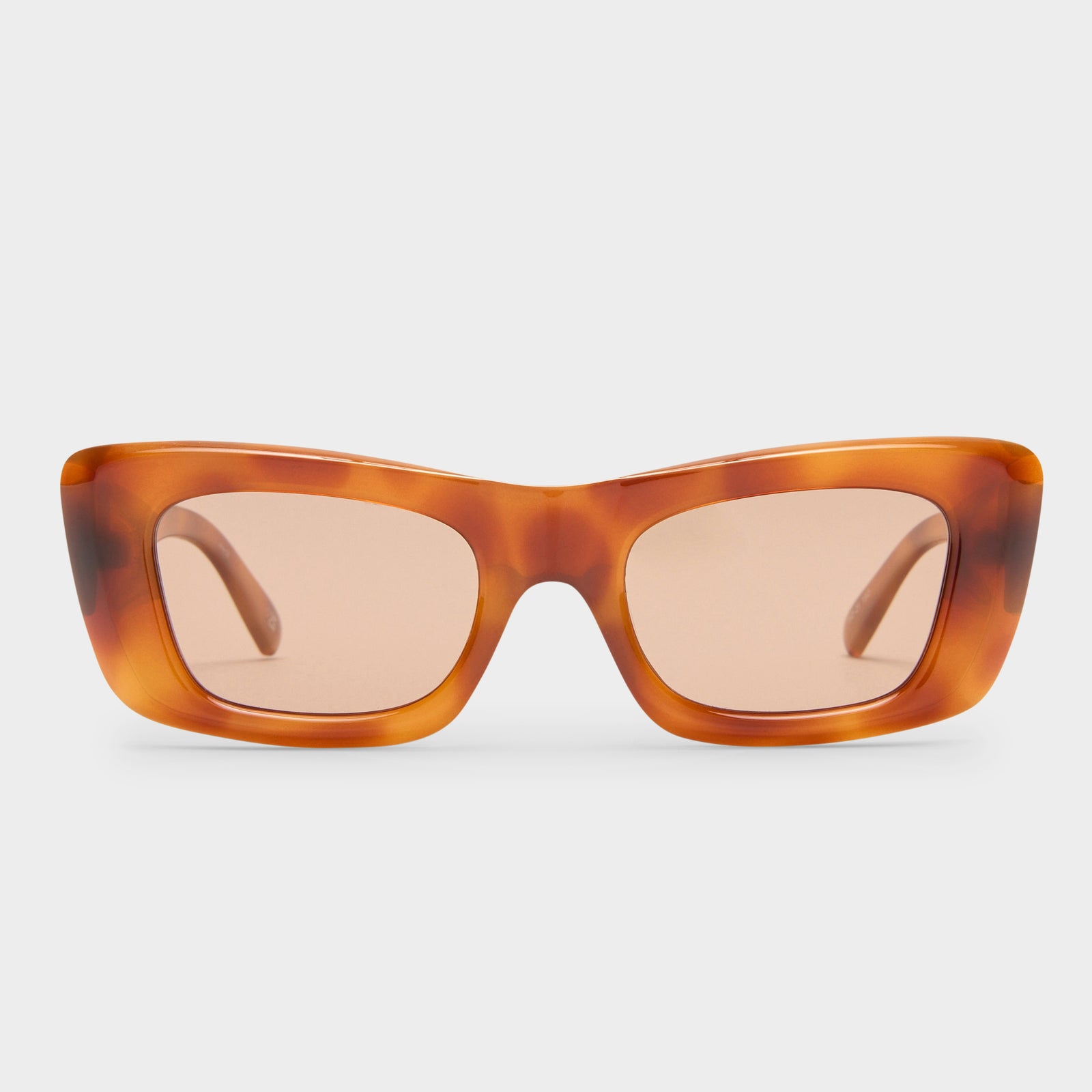 Dopamine Vintage Tort Female D-Frame Sunglasses | Le Specs