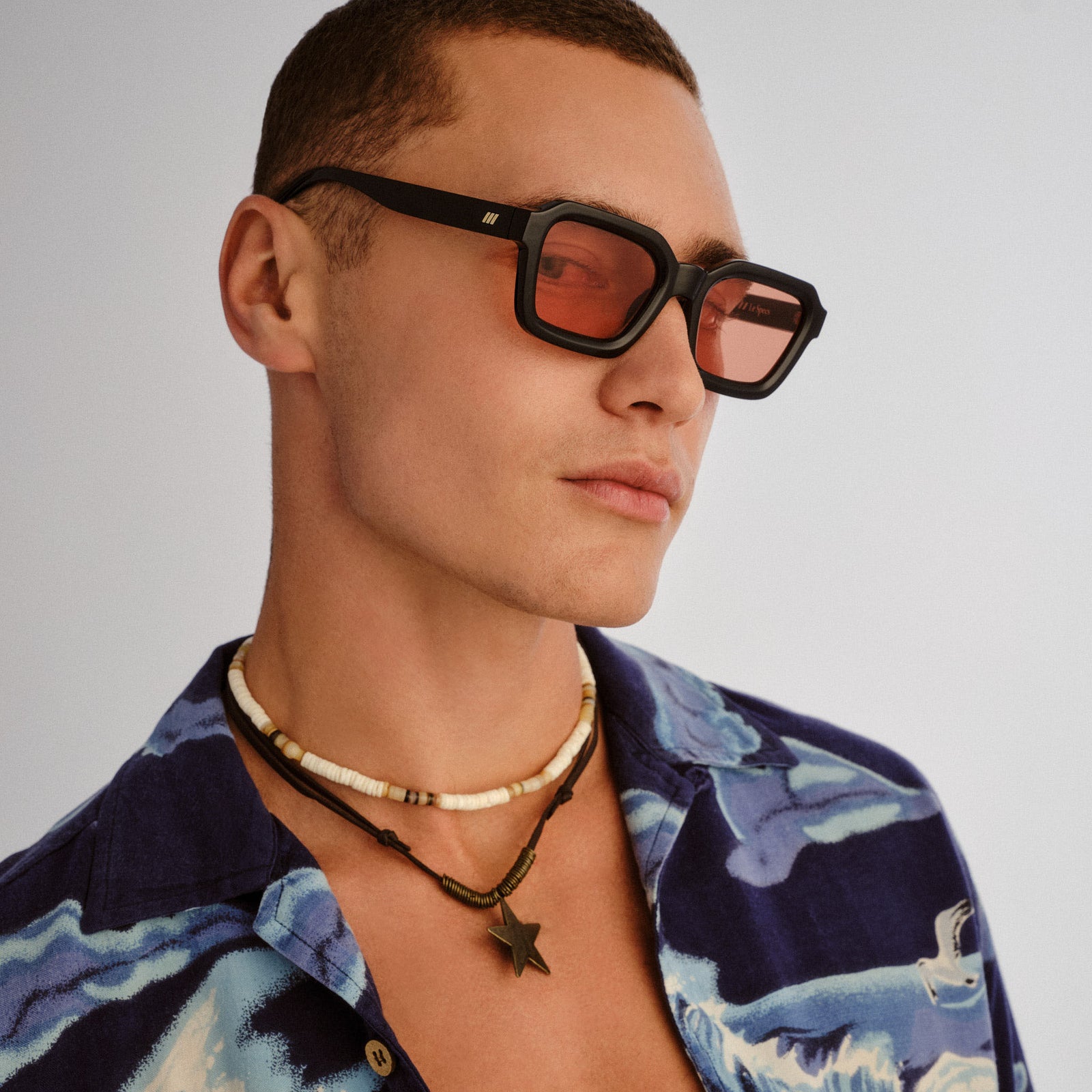 Impossible Black Uni-Sex Square Sunglasses | Le Specs