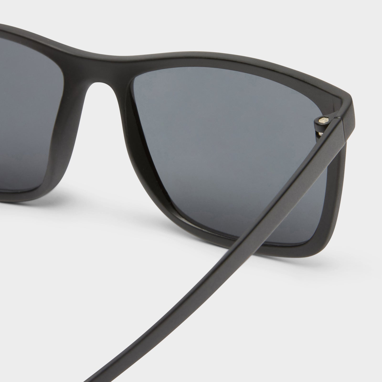 Master Tamers Matte Black Male D-Frame Sunglasses | Le Specs
