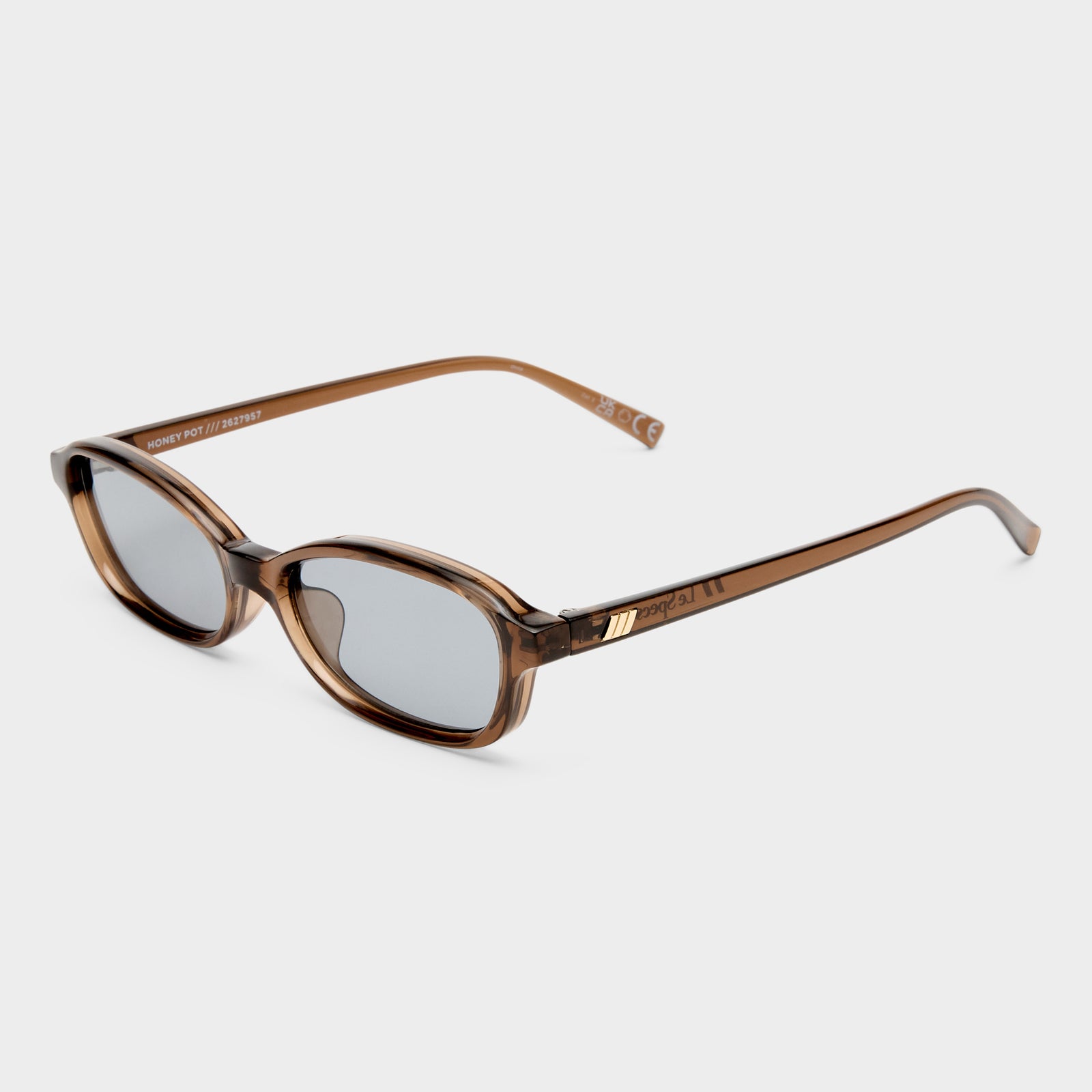 Honey Pot Cocoa Female Rectangle Sunglasses | Le Specs