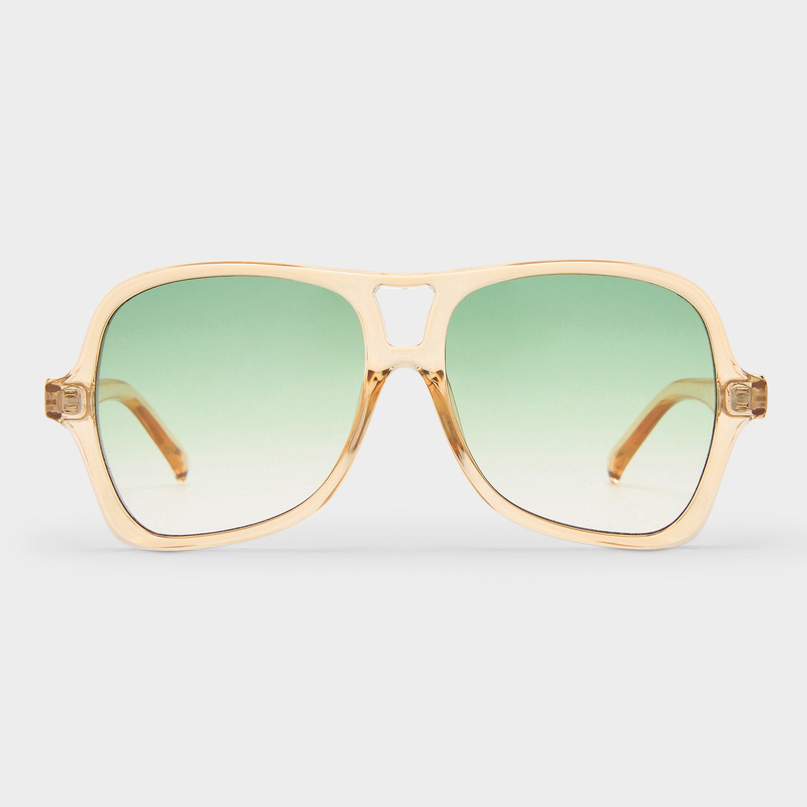 Fortune Teller Sand Female Aviator Sunglasses | Le Specs