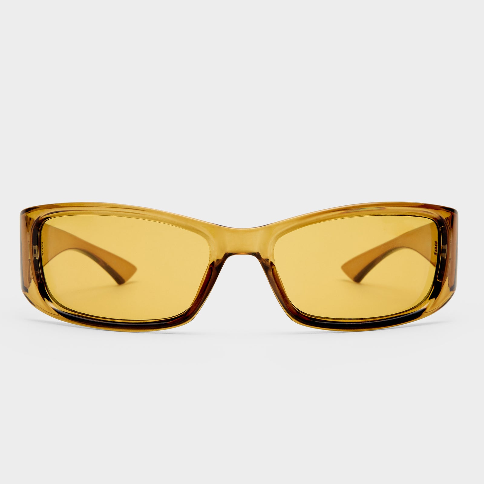 Du Jour Ochre Uni-Sex Wrap Sunglasses | Le Specs