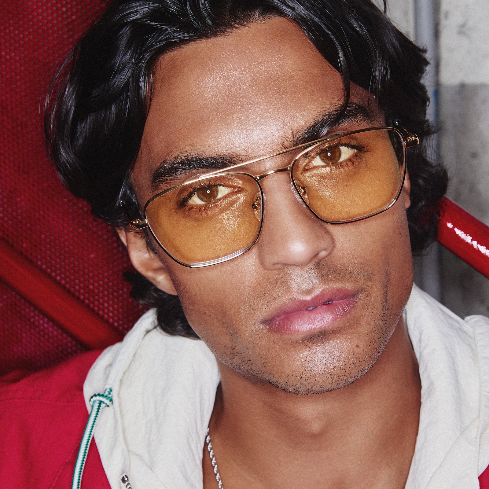 Dimetrici Diametric Gold Uni-Sex Aviator Blue Light | Le Specs