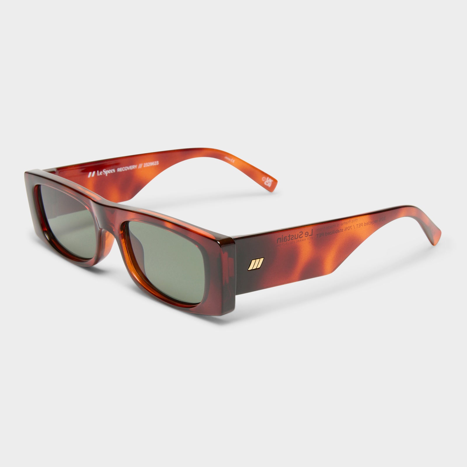 Recovery Toffee Tort Female Rectangle Sunglasses | Le Specs